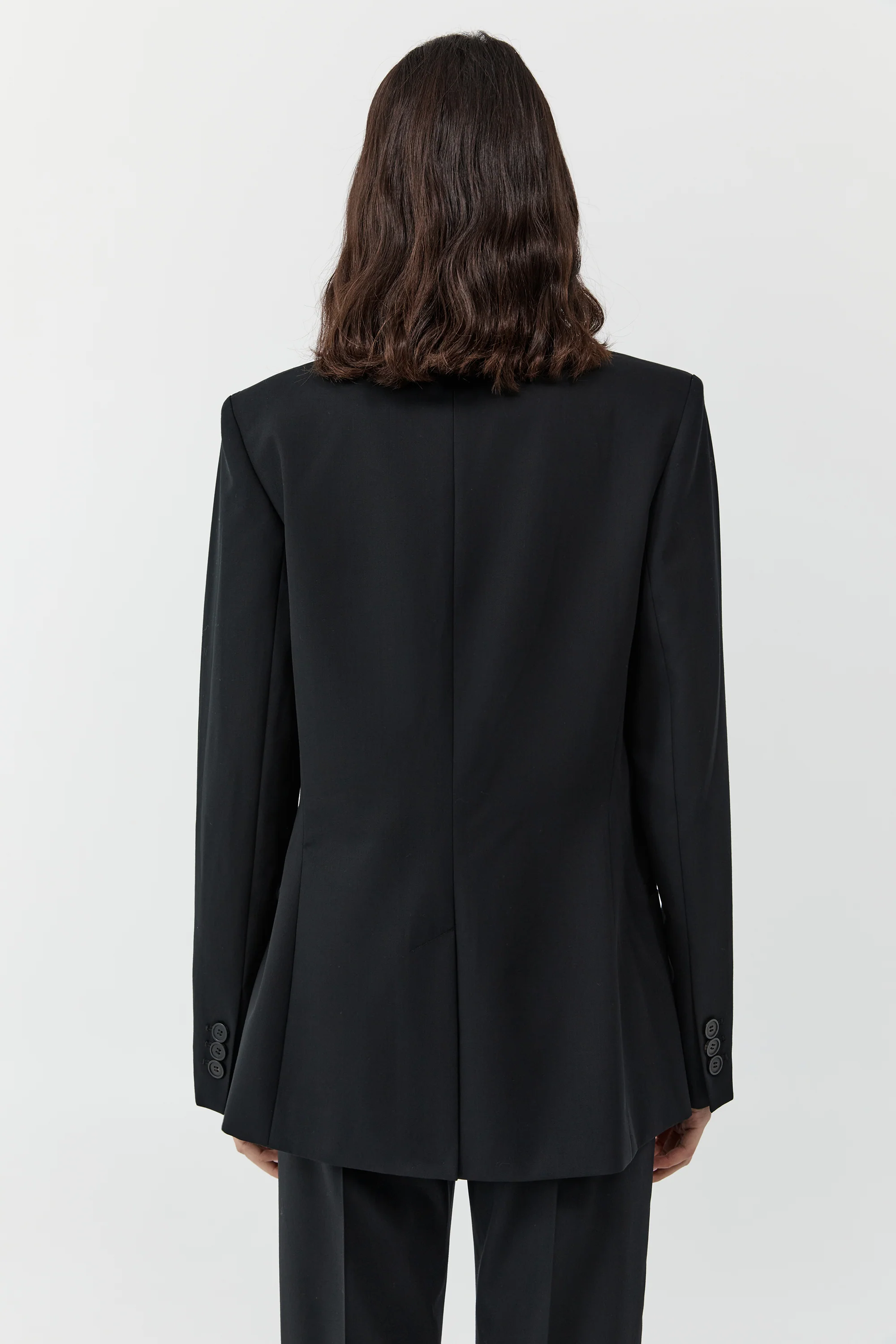 90s Wool Blazer - Black - Image 5