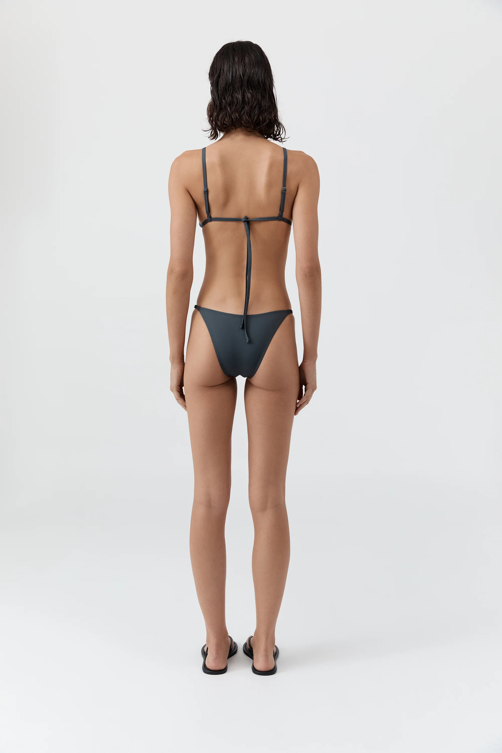 Adjustable Petite Bikini Briefs - Graphite - Image 6