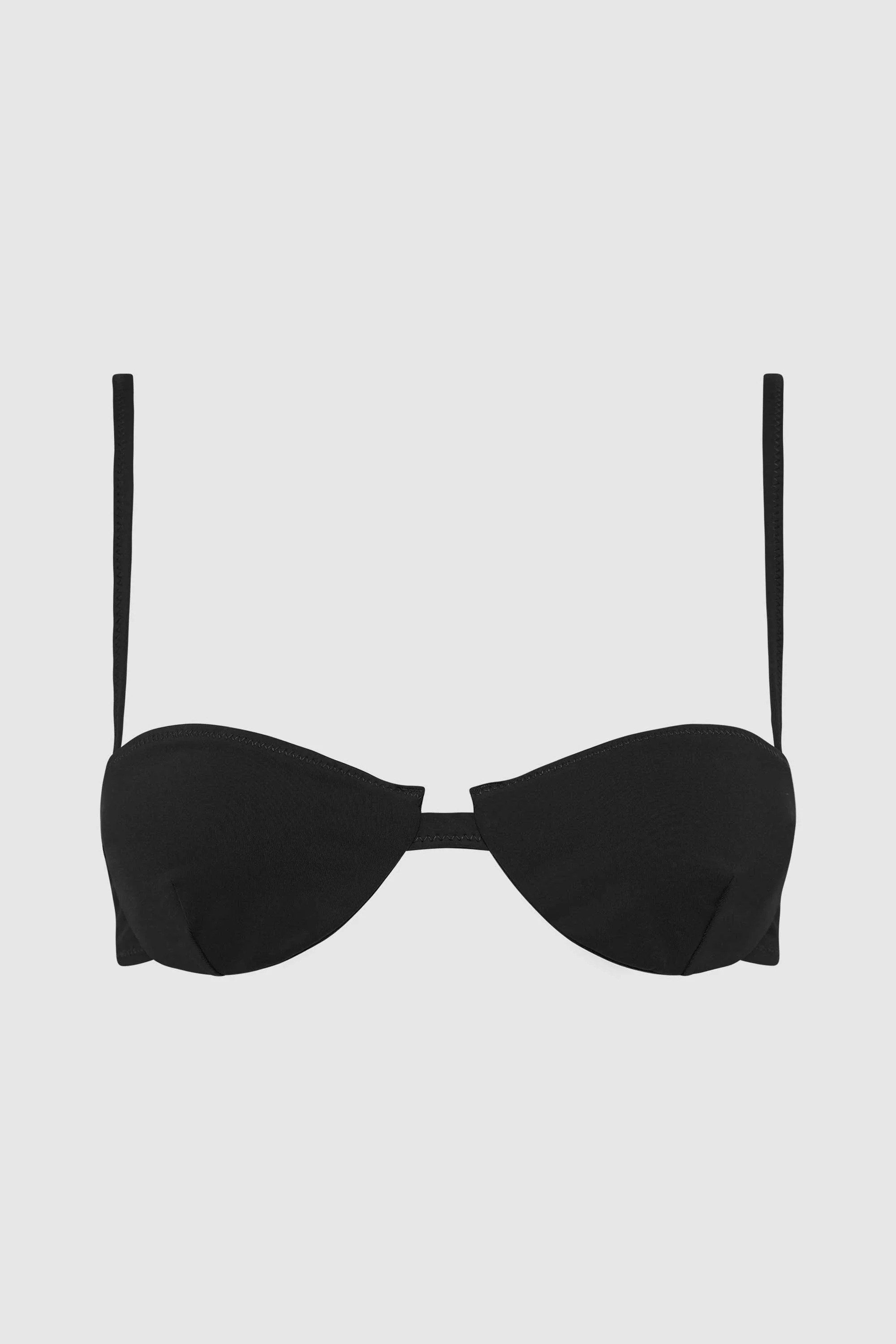 Balconette Bikini Top - Black - Image 7