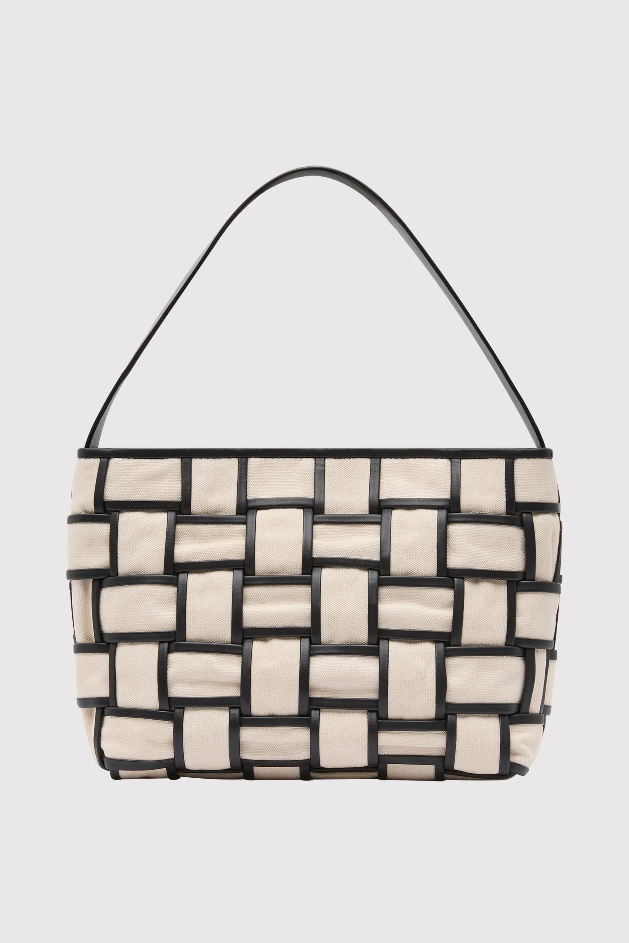 Border Woven Mini Tote - Canvas - Image 8