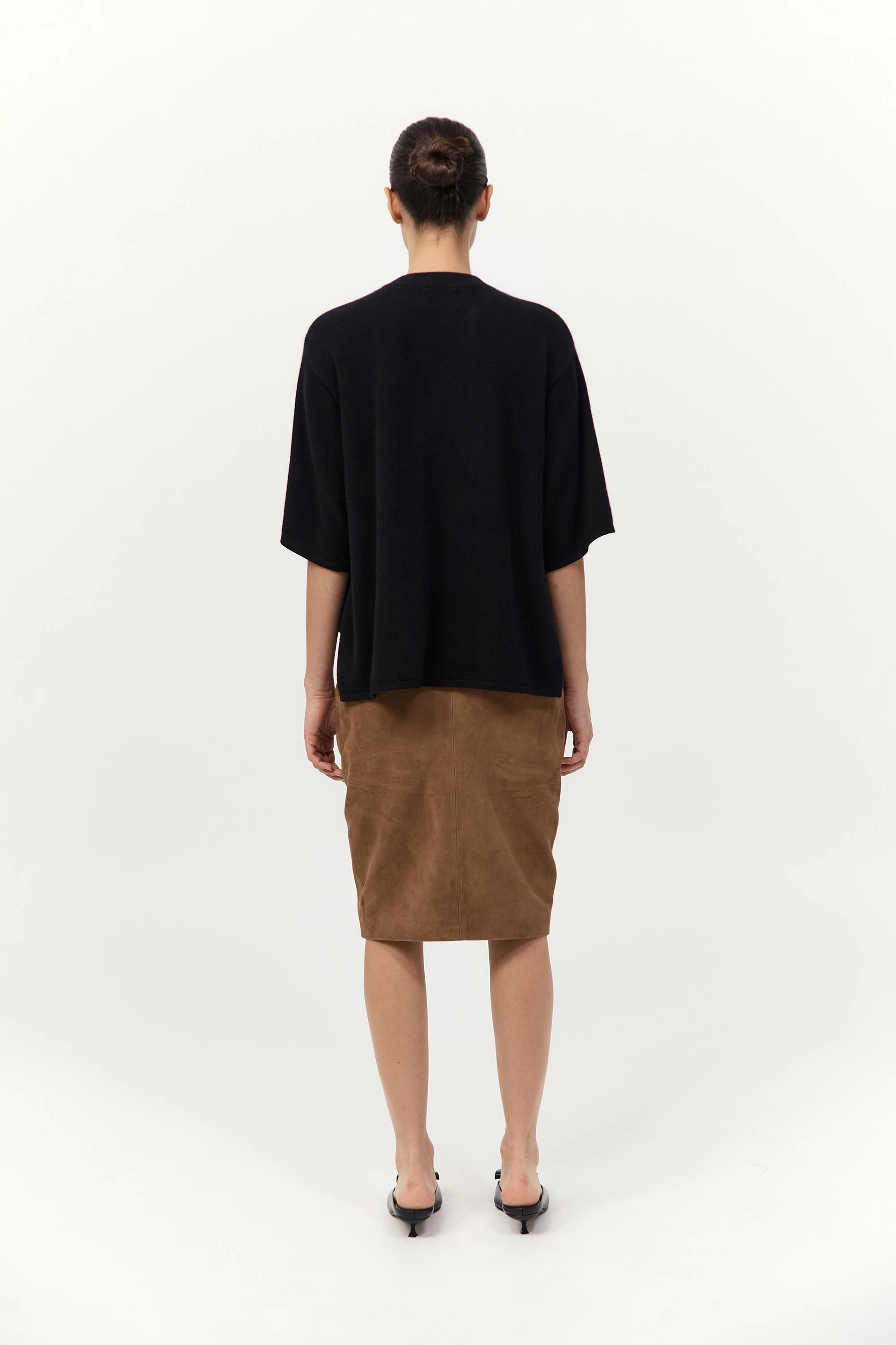Cashmere Copain Tee - Black - Image 4