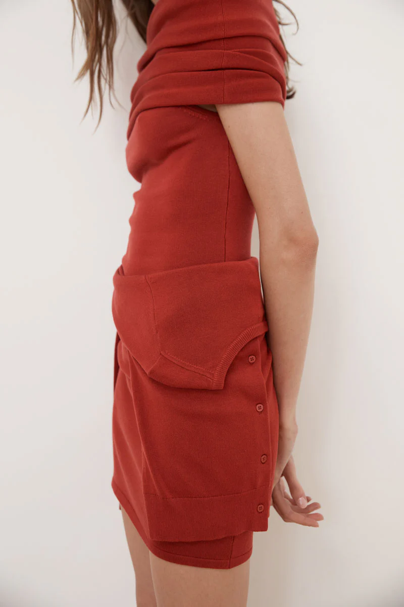 Classic Cardigan - Rosso - Image 6