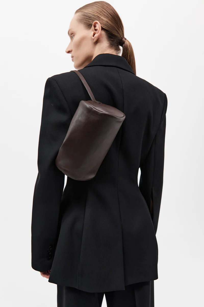 PRE-ORDER: Connolo Shoulder Bag - Chocolate - Image 6