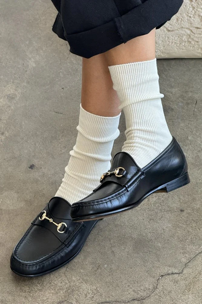 Crisp Step Socks by Le Bon Shoppe - White - Image 3