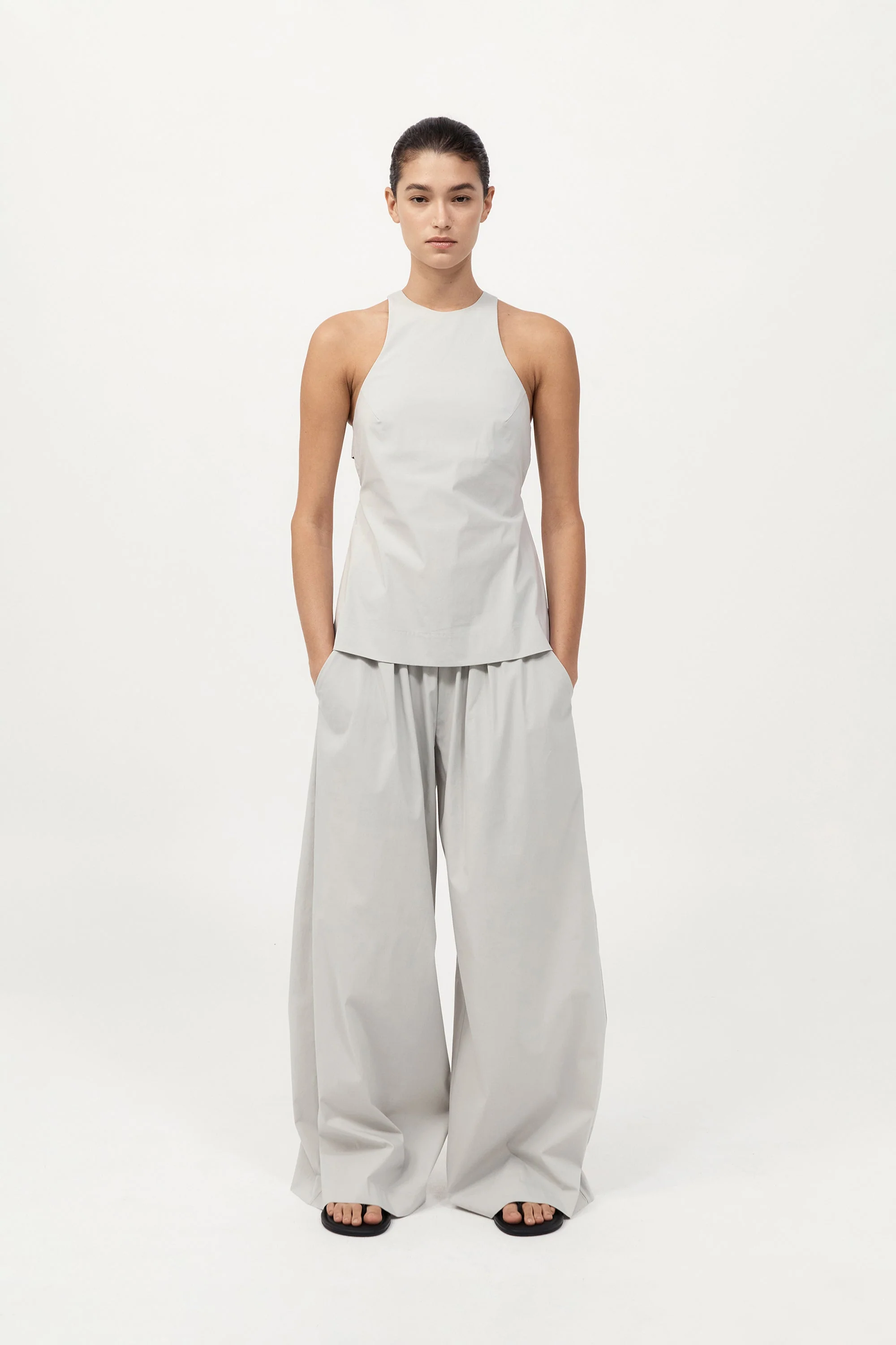Everyday Drawstring Pants - Silver - Image 6