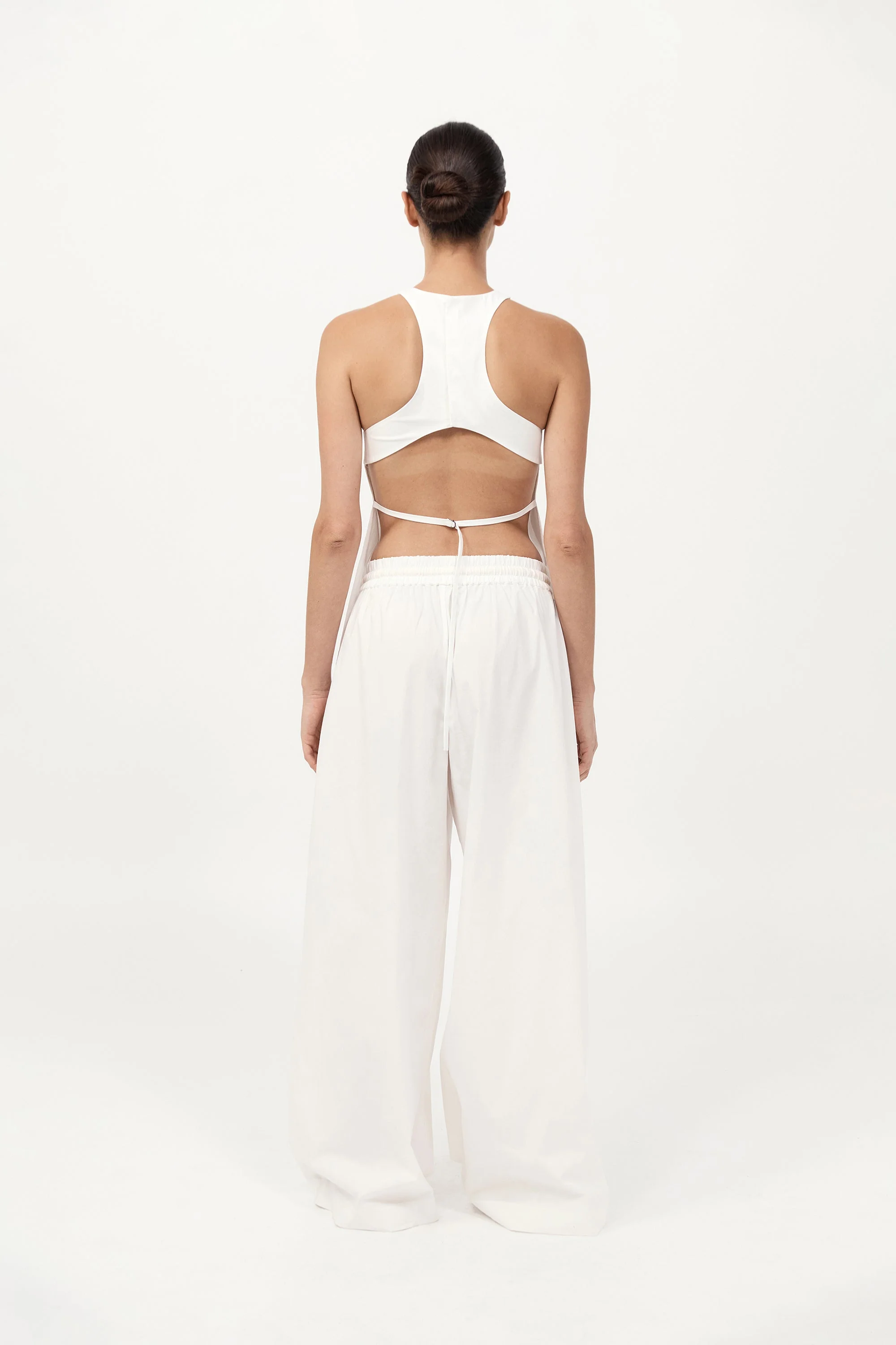 Everyday Drawstring Pants - White - Image 5