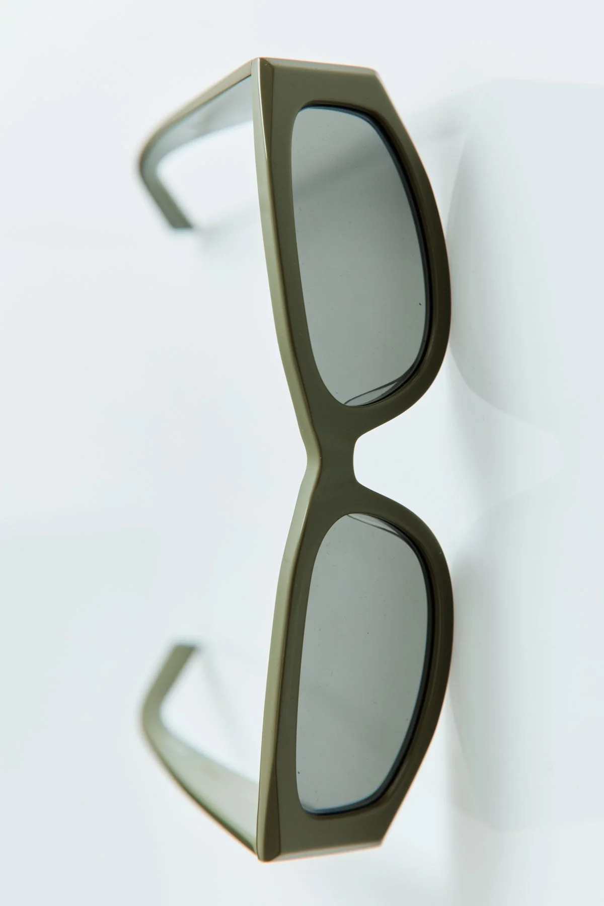 Everyday Rectangle Sunglasses - Olive - Image 3