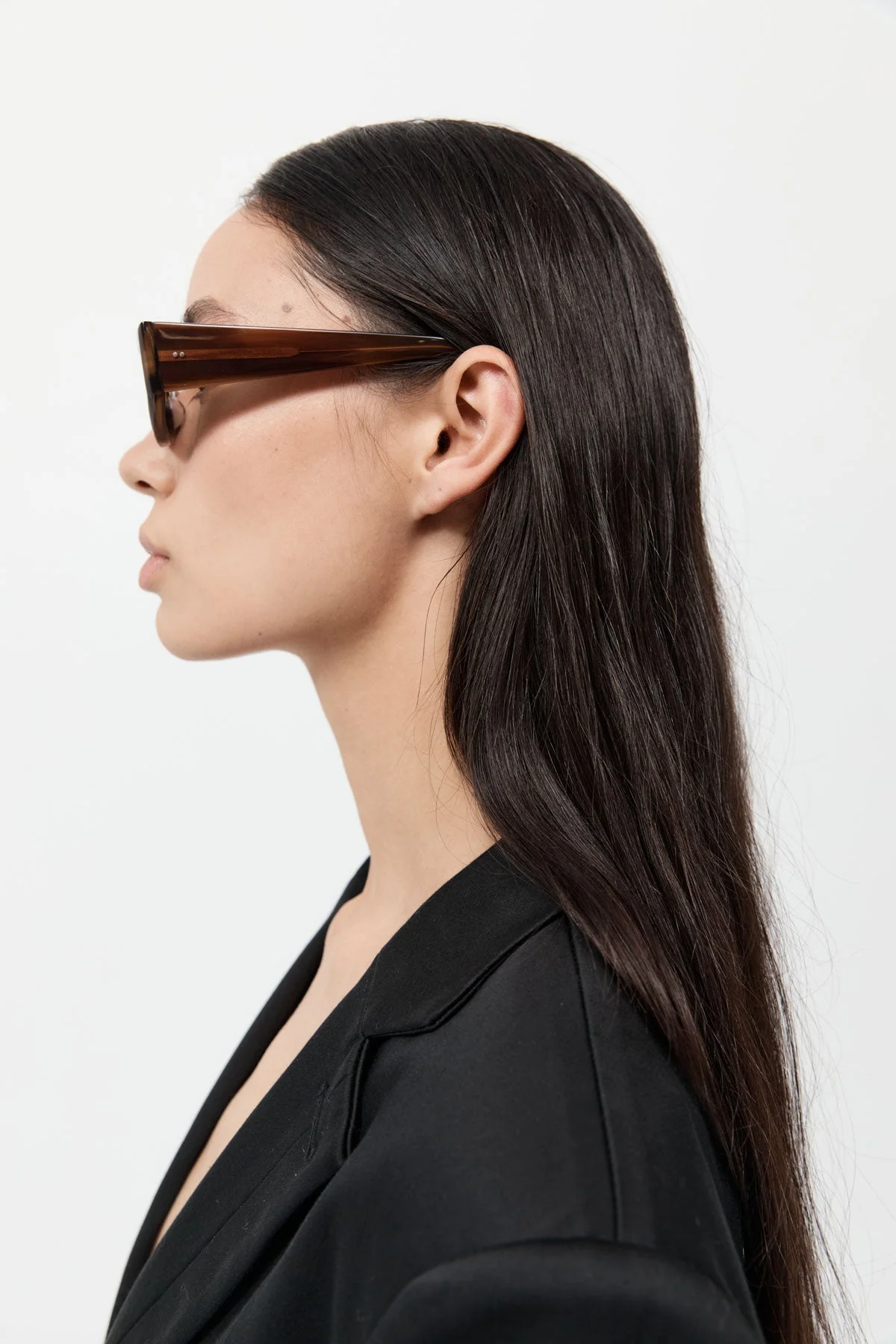 Everyday Rectangle Sunglasses - Tortoiseshell - Image 5