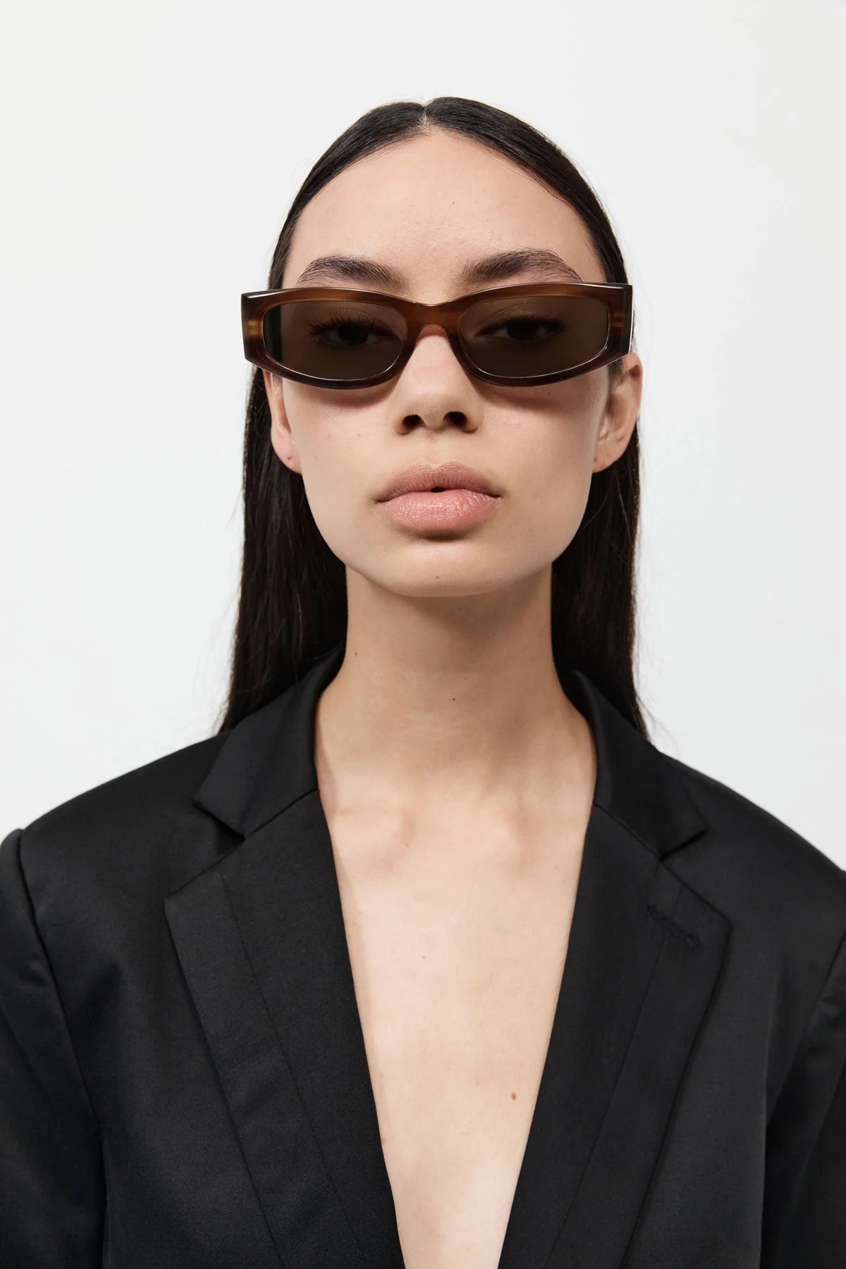 Everyday Rectangle Sunglasses - Tortoiseshell - Image 6