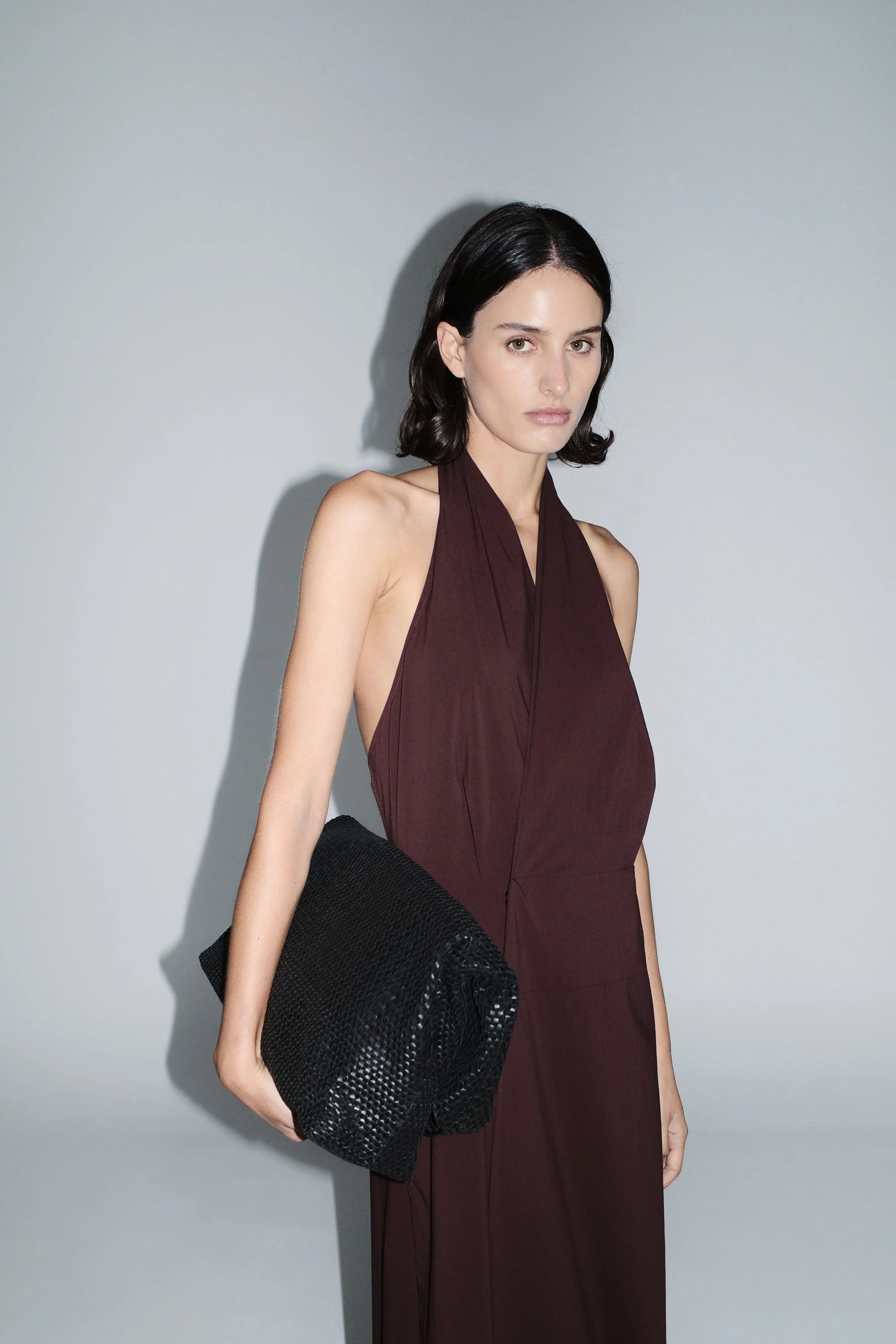 Halter Wrap Dress - Liqueur - Image 7