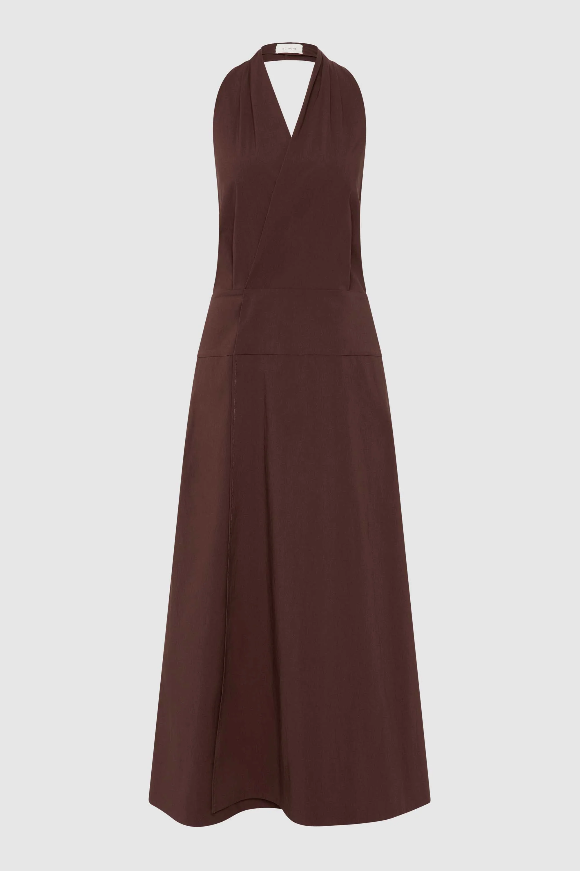Halter Wrap Dress - Liqueur - Image 8