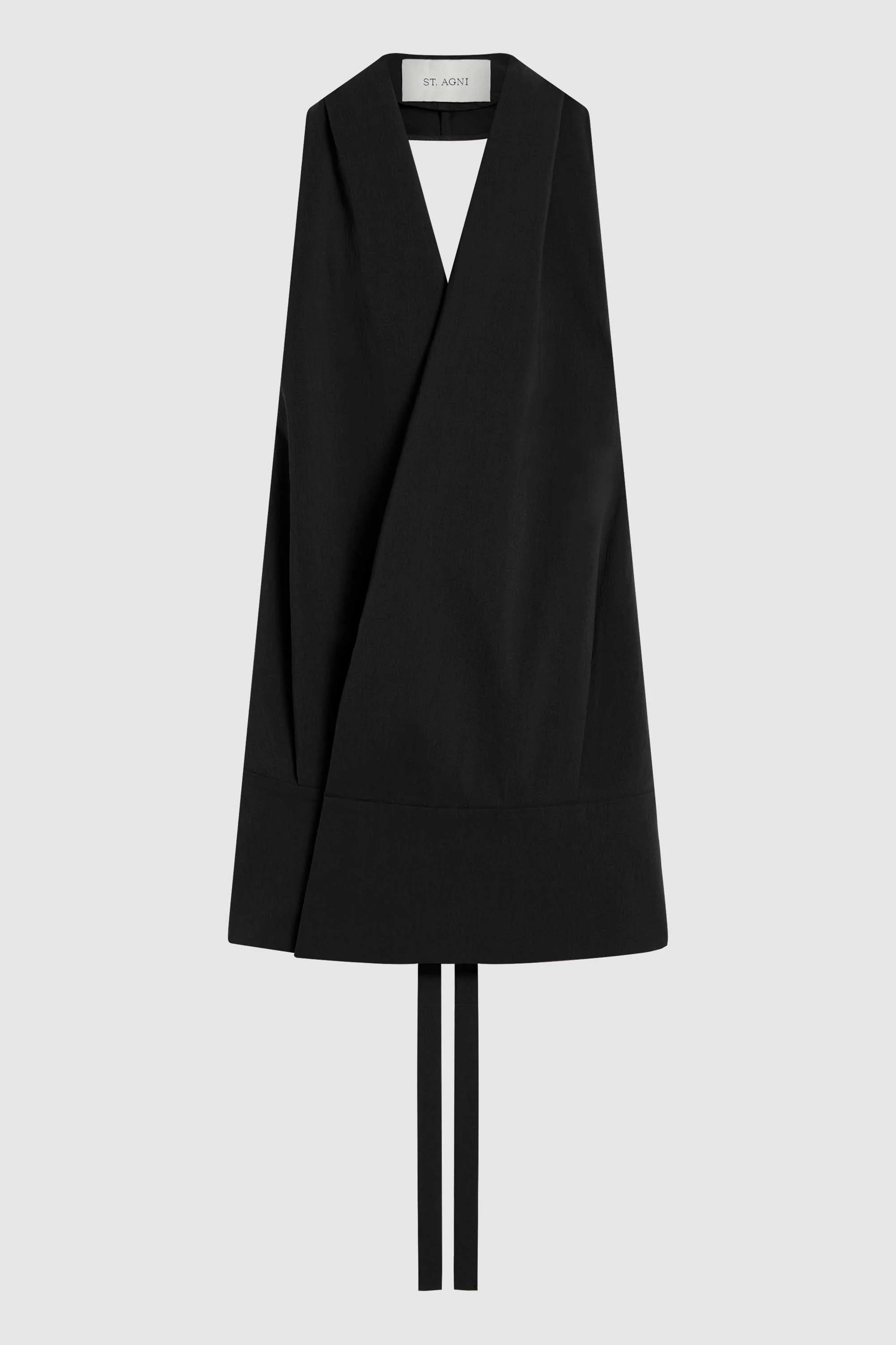 Halter Wrap Top - Black - Image 7