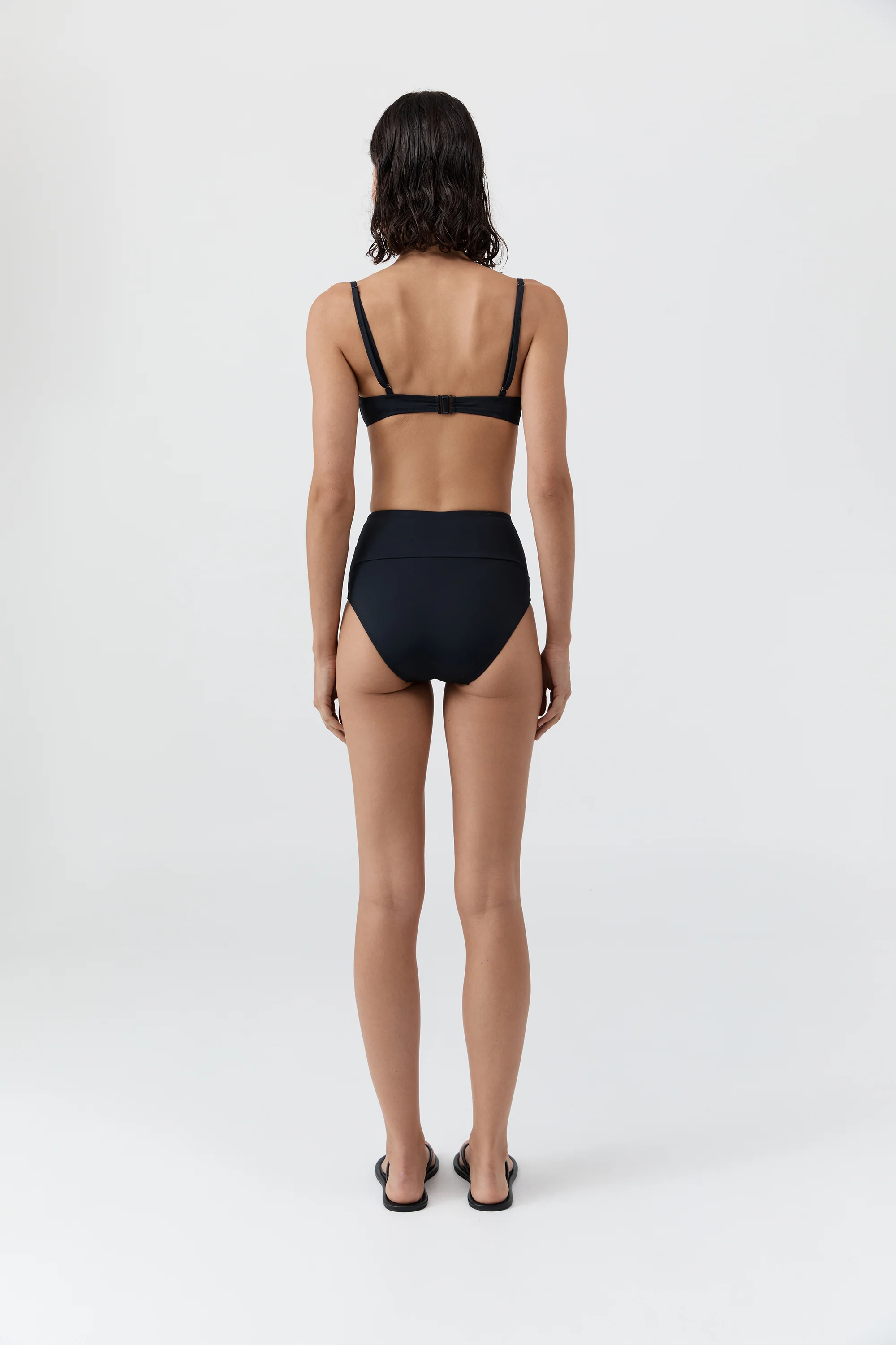 High Waisted Briefs - Black - Image 5