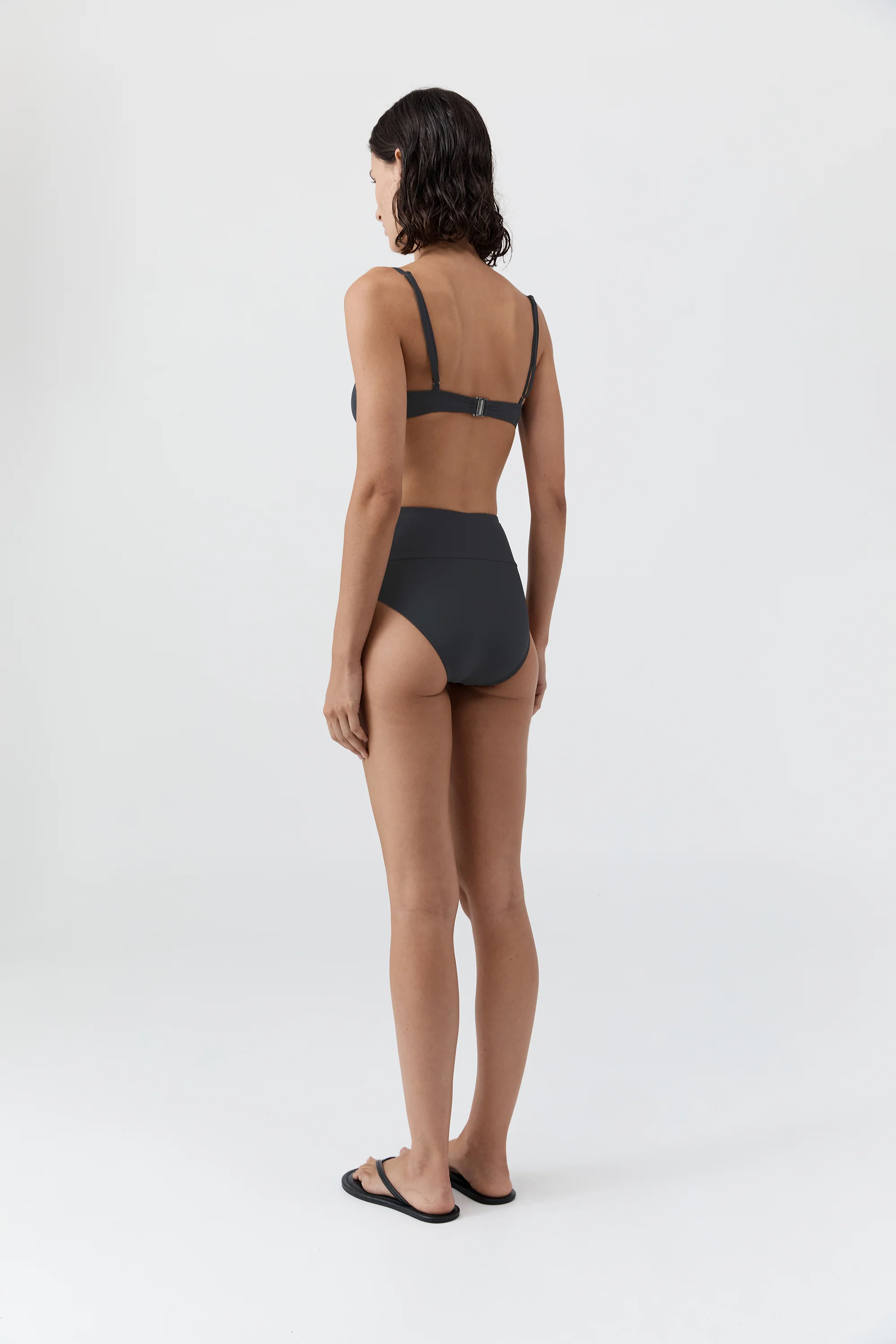 High Waisted Briefs - Graphite - Image 4