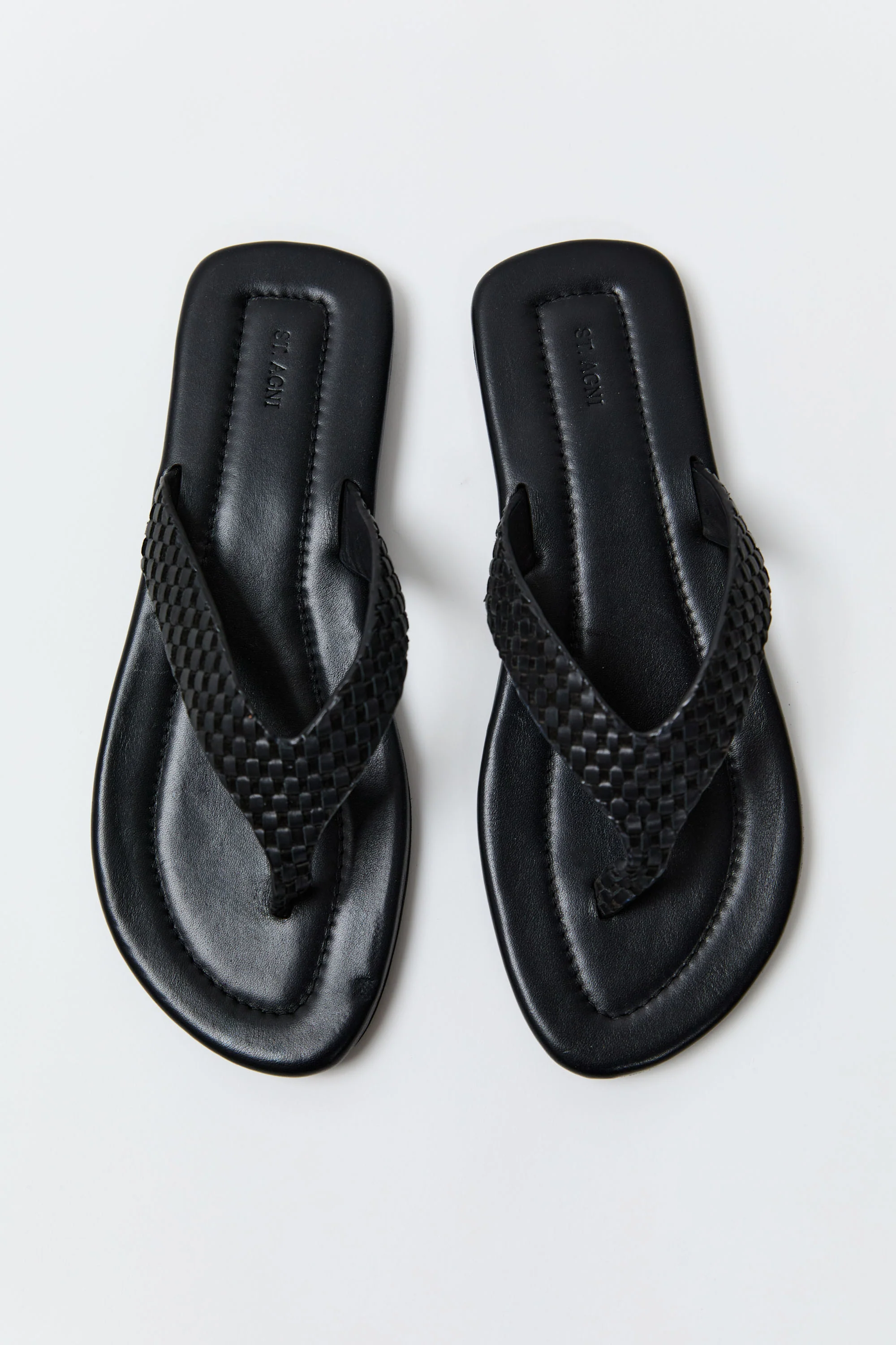 Lattice Weave Thong - Black - Image 4