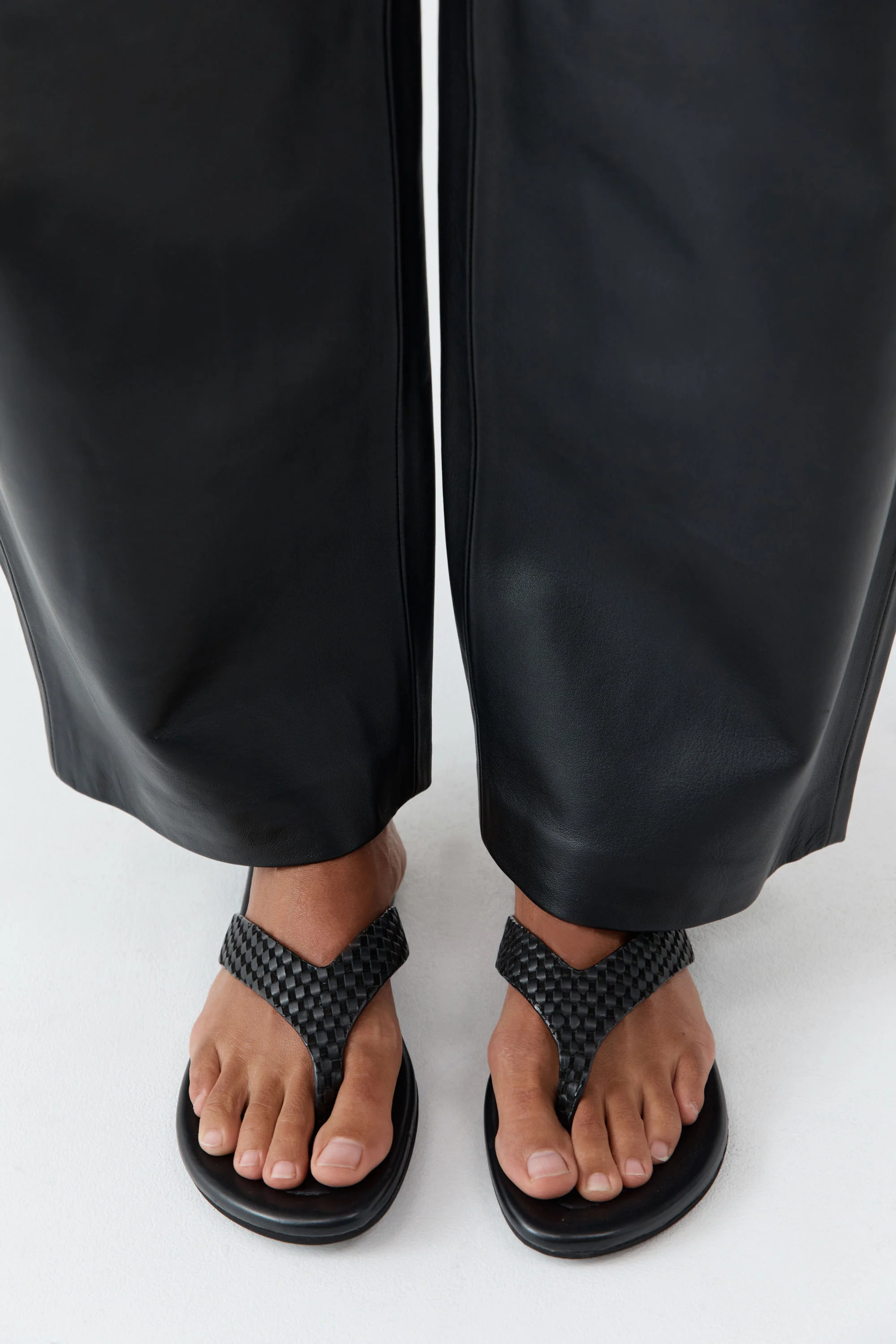 Lattice Weave Thong - Black - Image 5