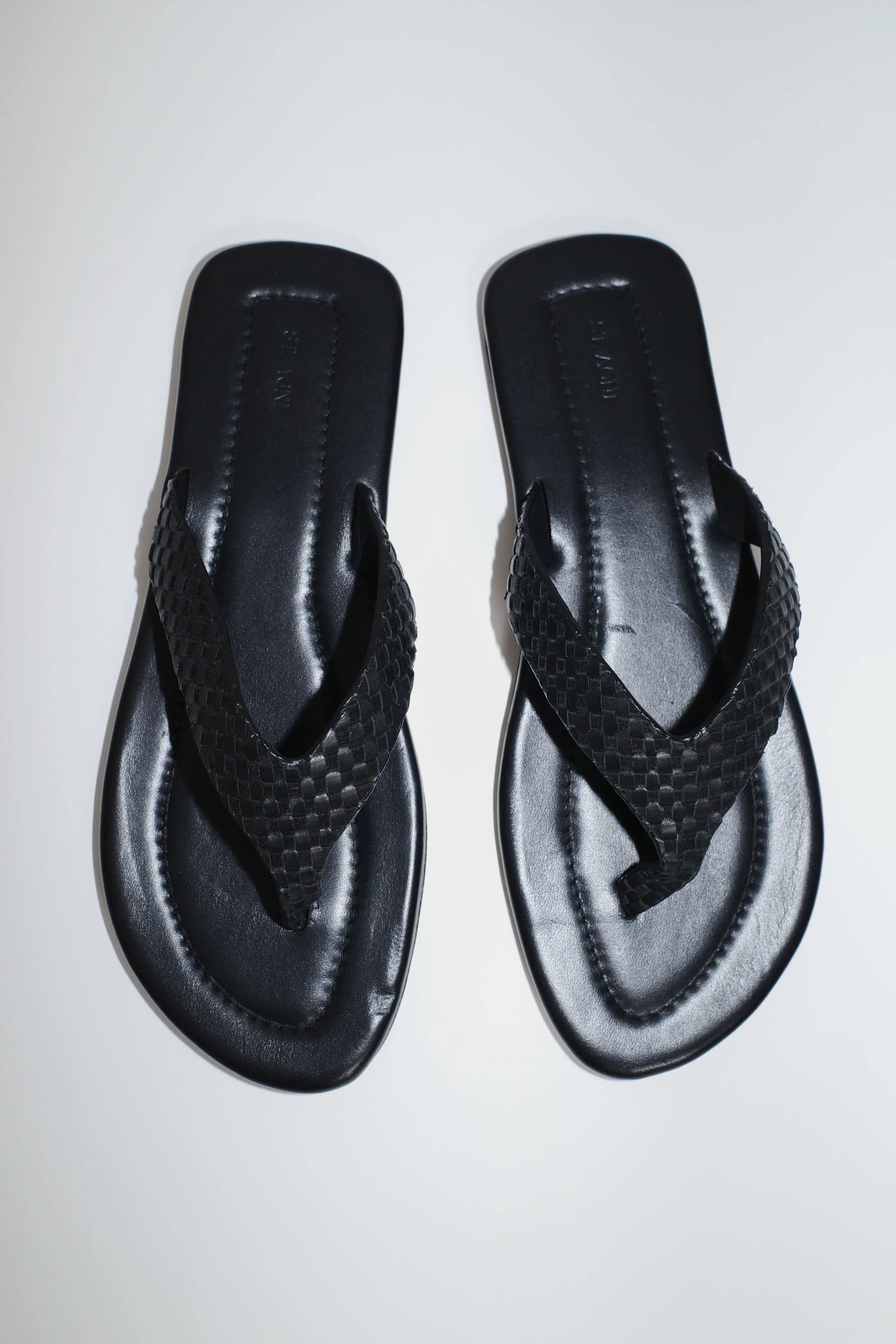 Lattice Weave Thong - Black - Image 6