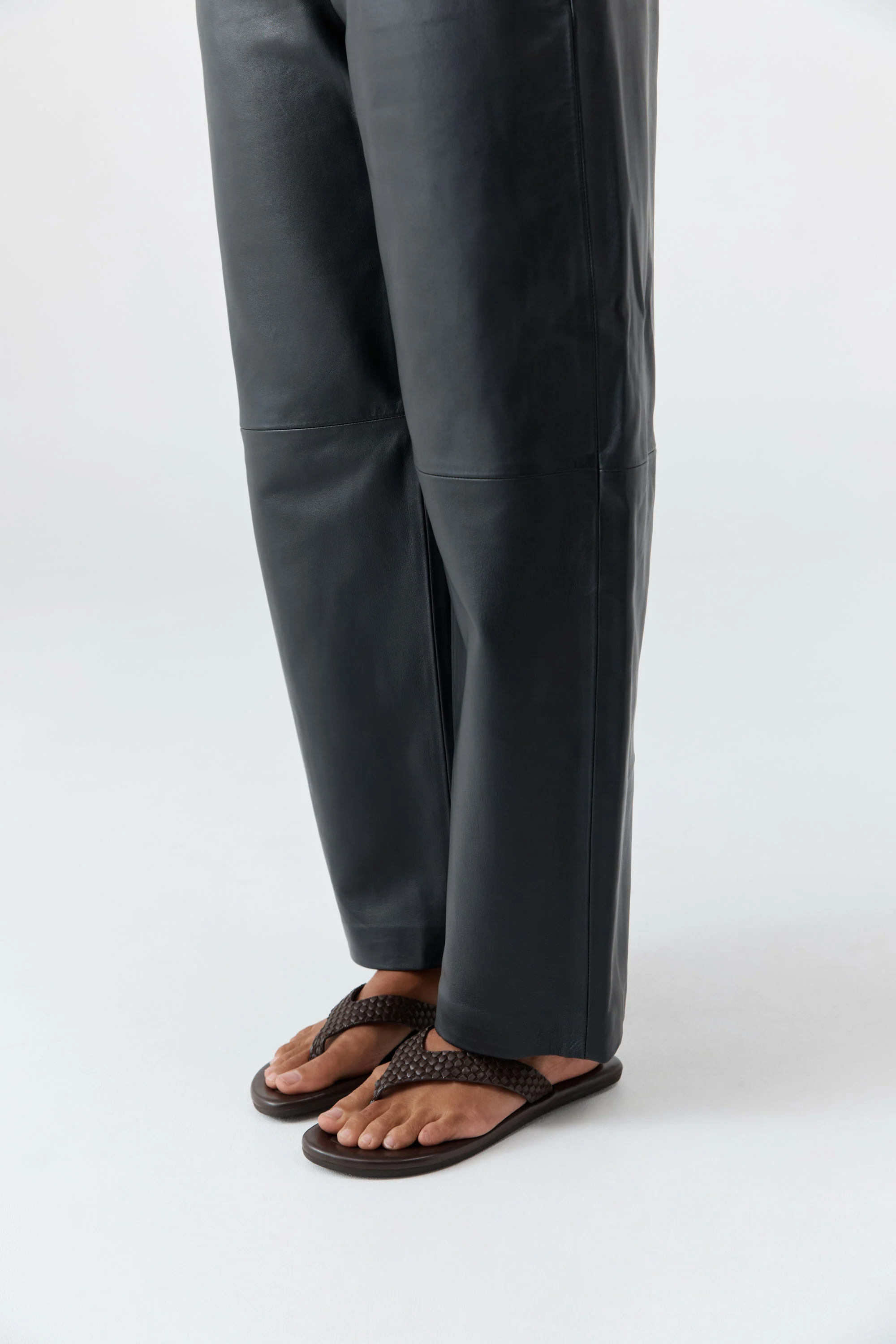 Lattice Weave Thong - Coffee - Image 6