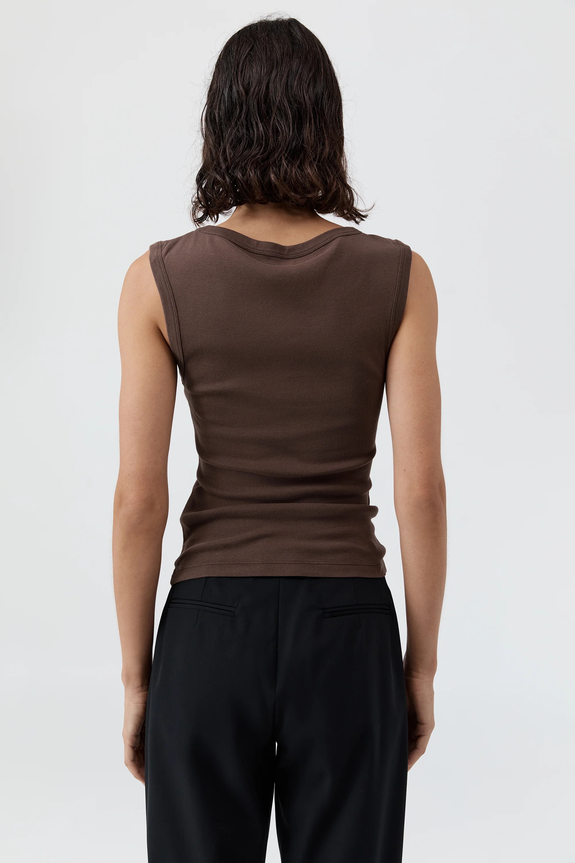 Organic Cotton 90s Top - Fudge - Image 5