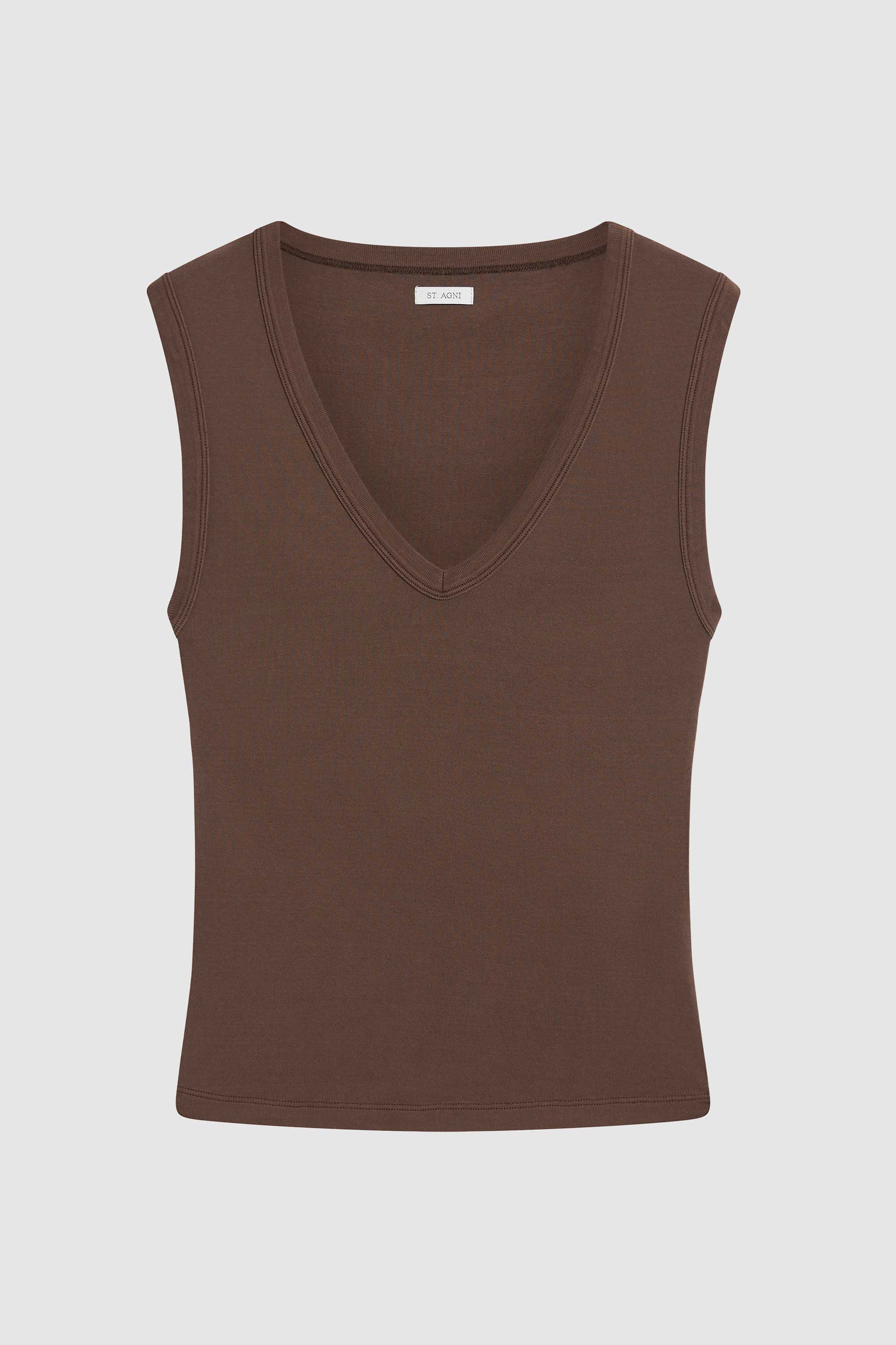 Organic Cotton 90s Top - Fudge - Image 6
