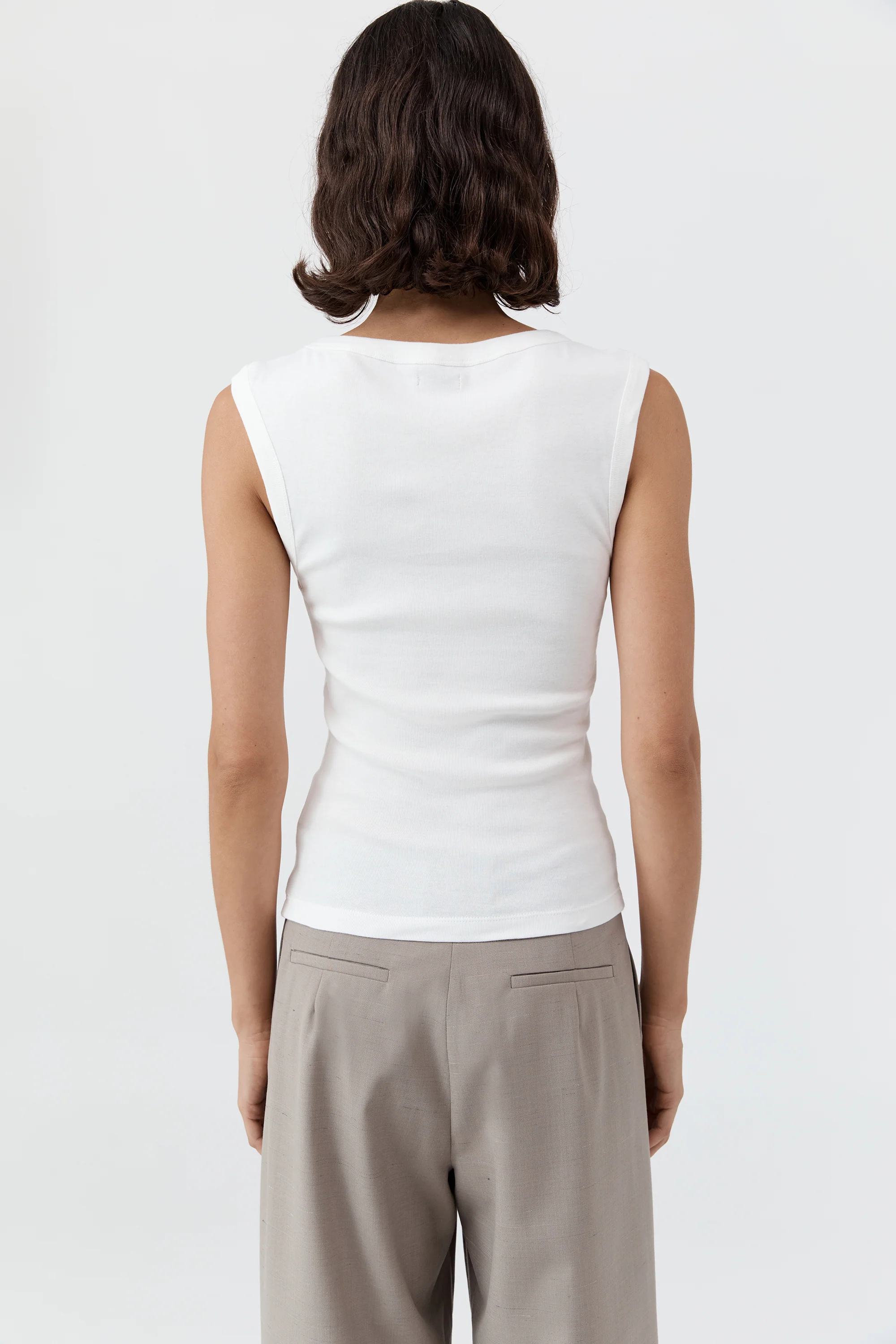 Organic Cotton 90s Top - White - Image 4