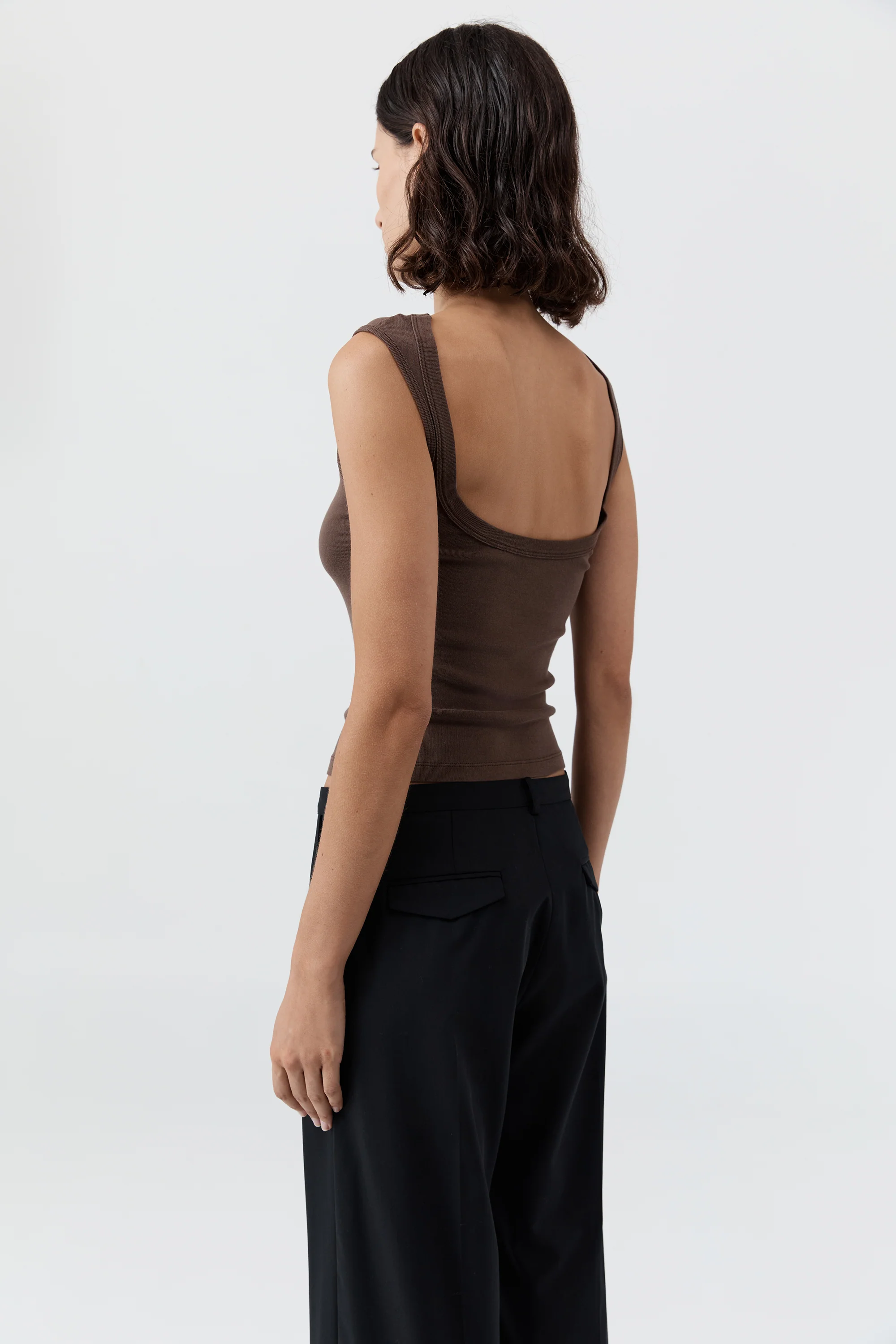 Organic Cotton Ballerina Top - Fudge - Image 5