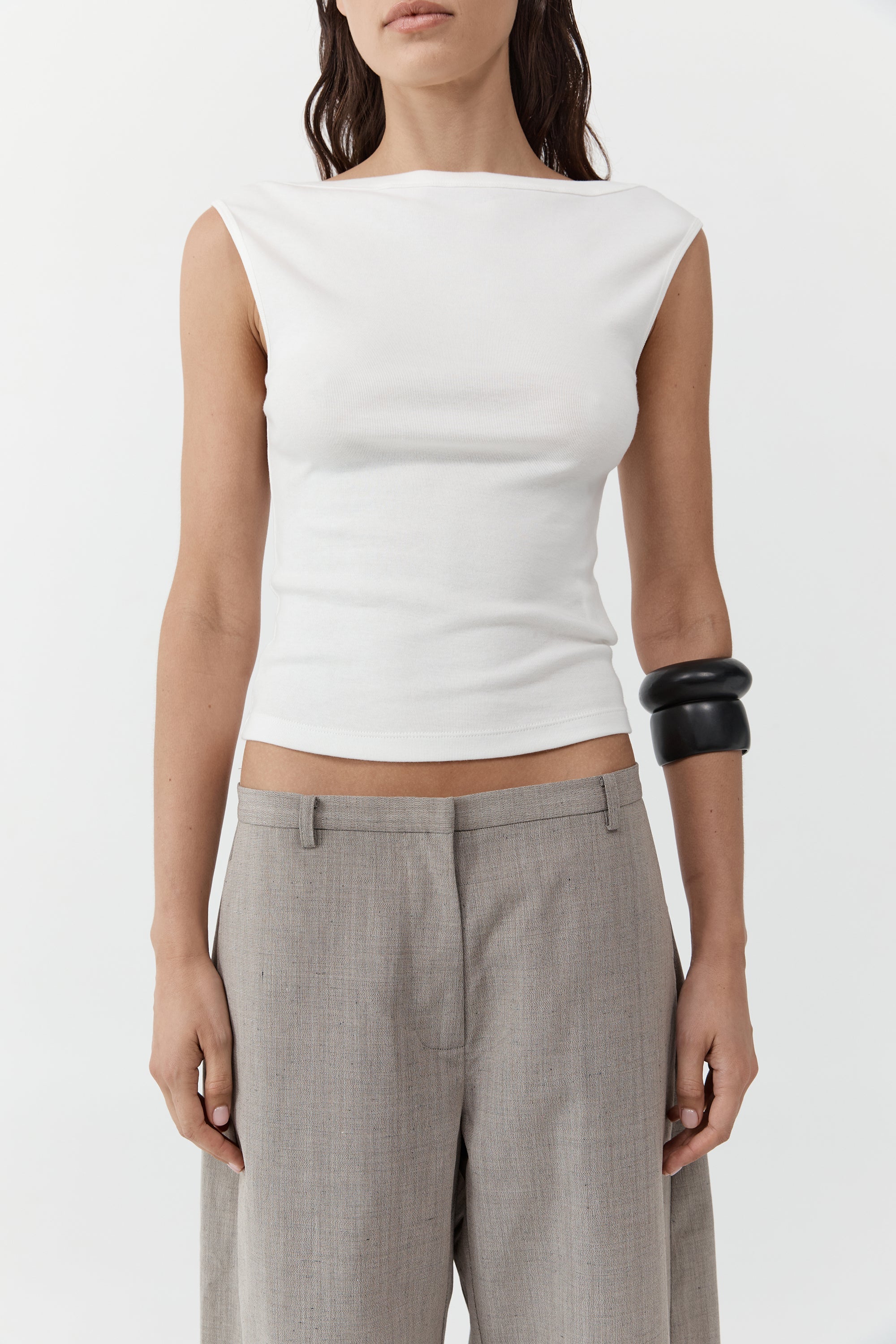 Organic Cotton Ballerina Top - White - Image 5