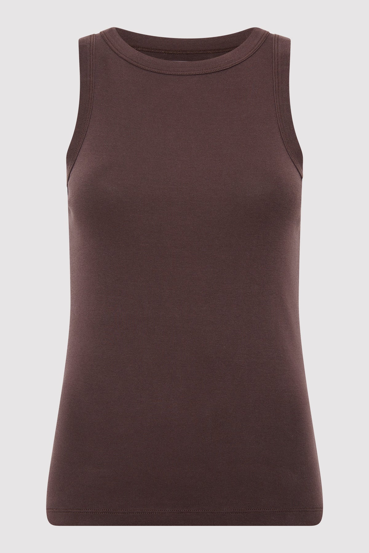 Organic Cotton Bateau Tank - Raisin - Image 4