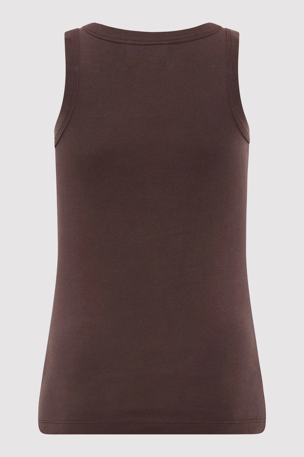 Organic Cotton Bateau Tank - Raisin - Image 5