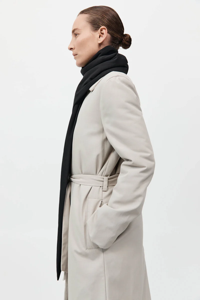 Padded Scarf - Black - Image 4