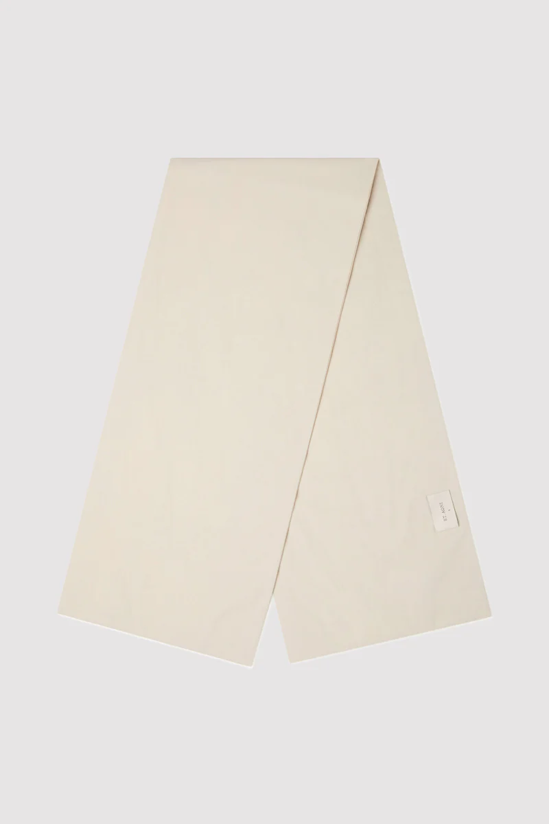 Padded Scarf - Creme - Image 6