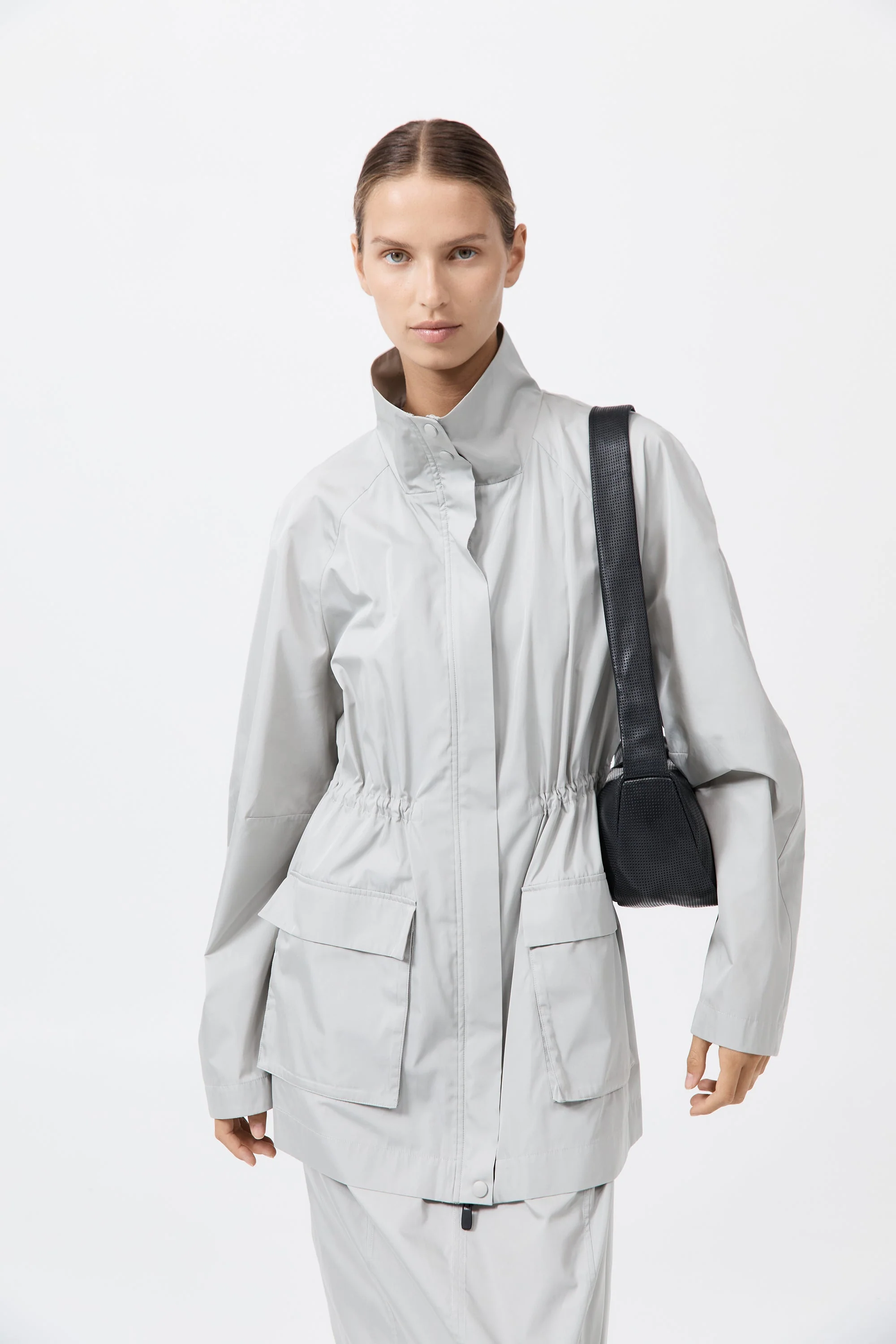 Perforated Crescent Bag - Black - Image 3