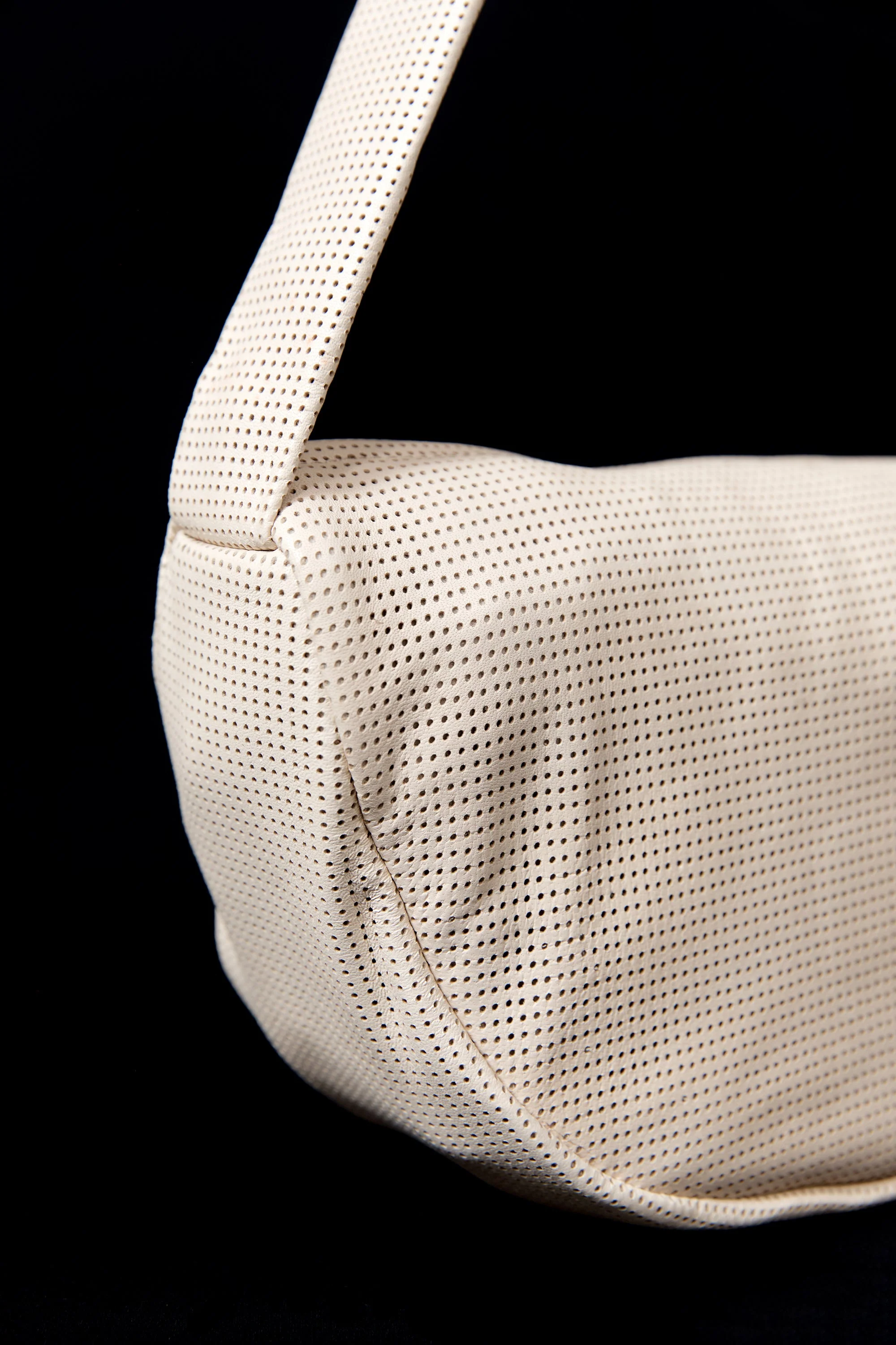 Perforated Crescent Bag - Tofu - Image 7