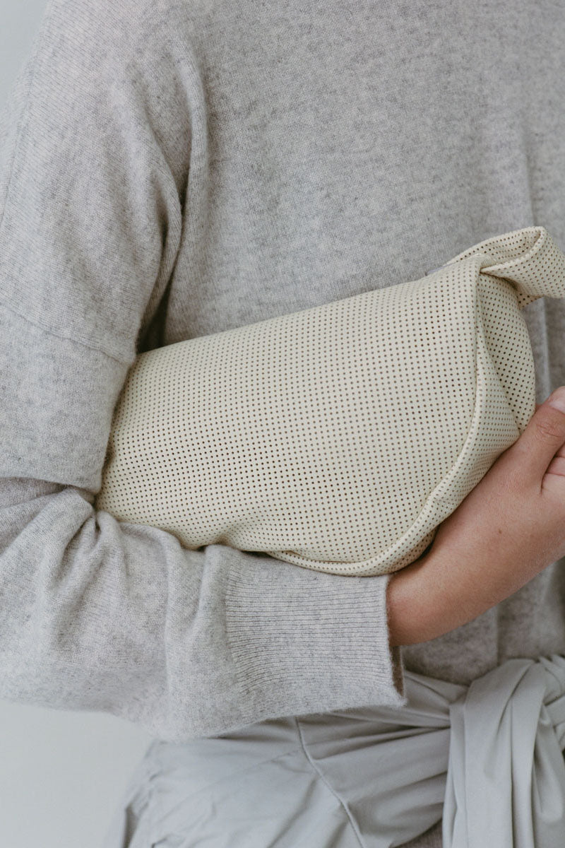 Perforated Crescent Bag - Tofu - Image 8