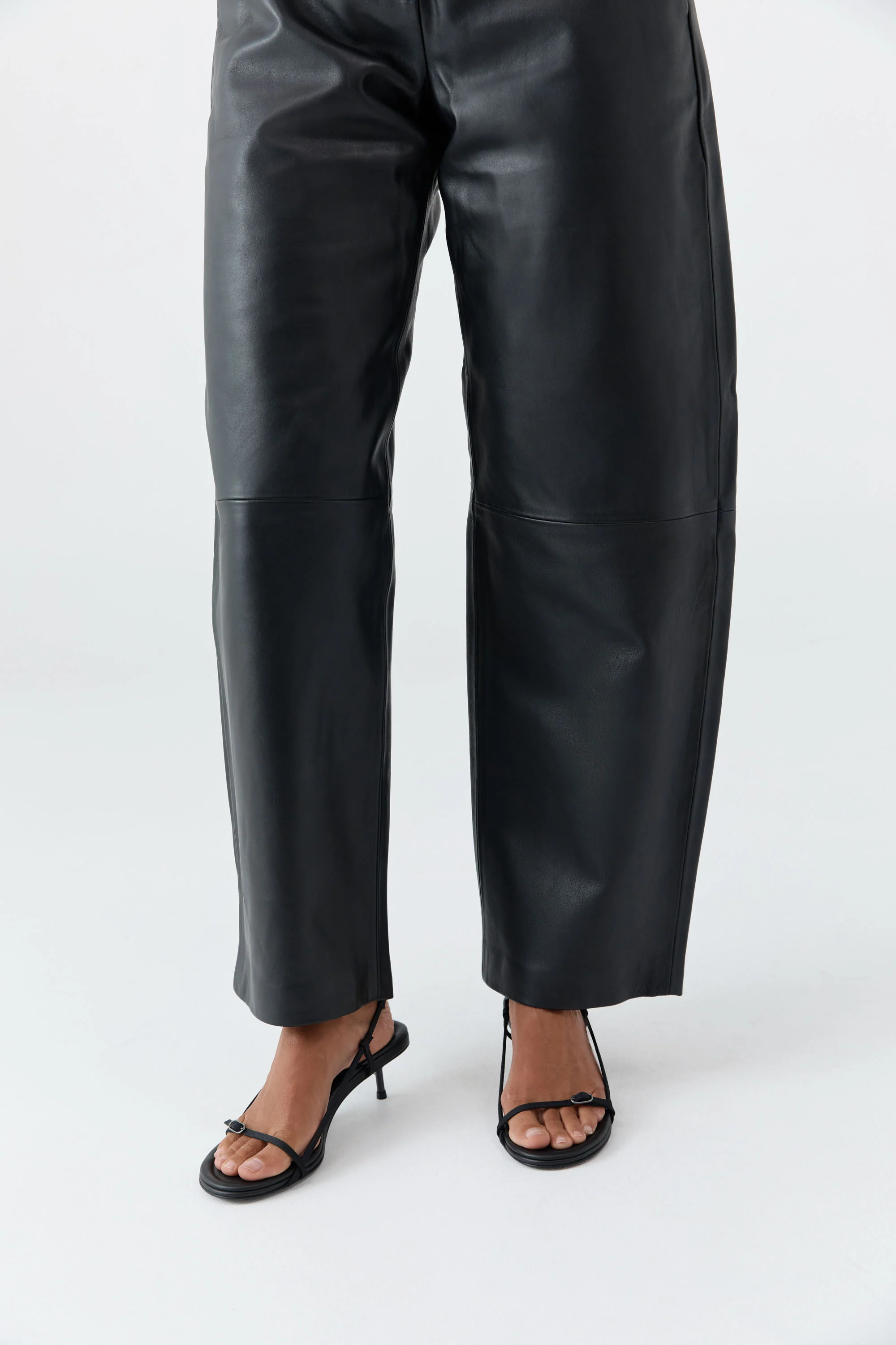 Petit Belt Sling Back Heel - Black - Image 6