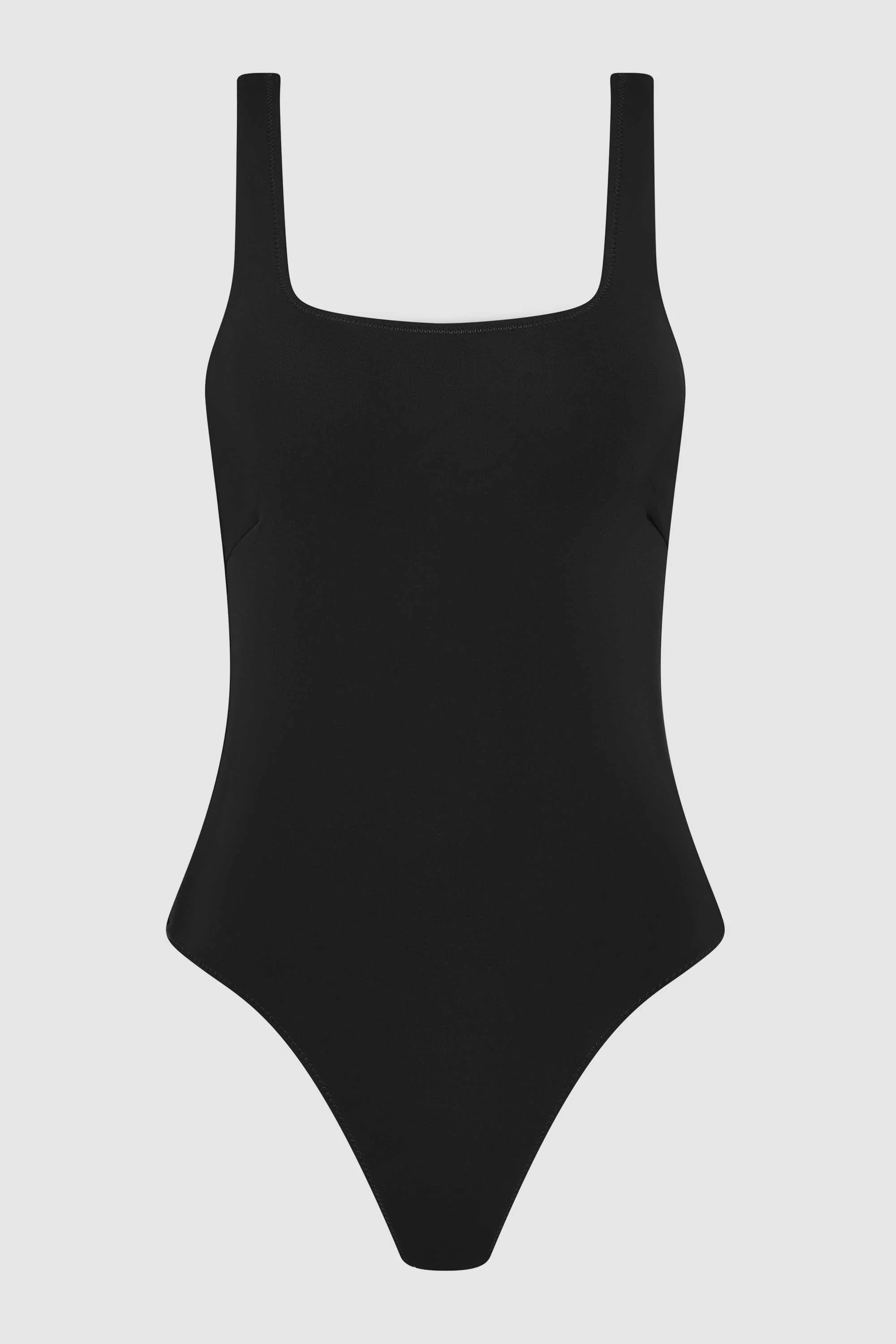 Slim Scoop One Piece - Black - Image 7