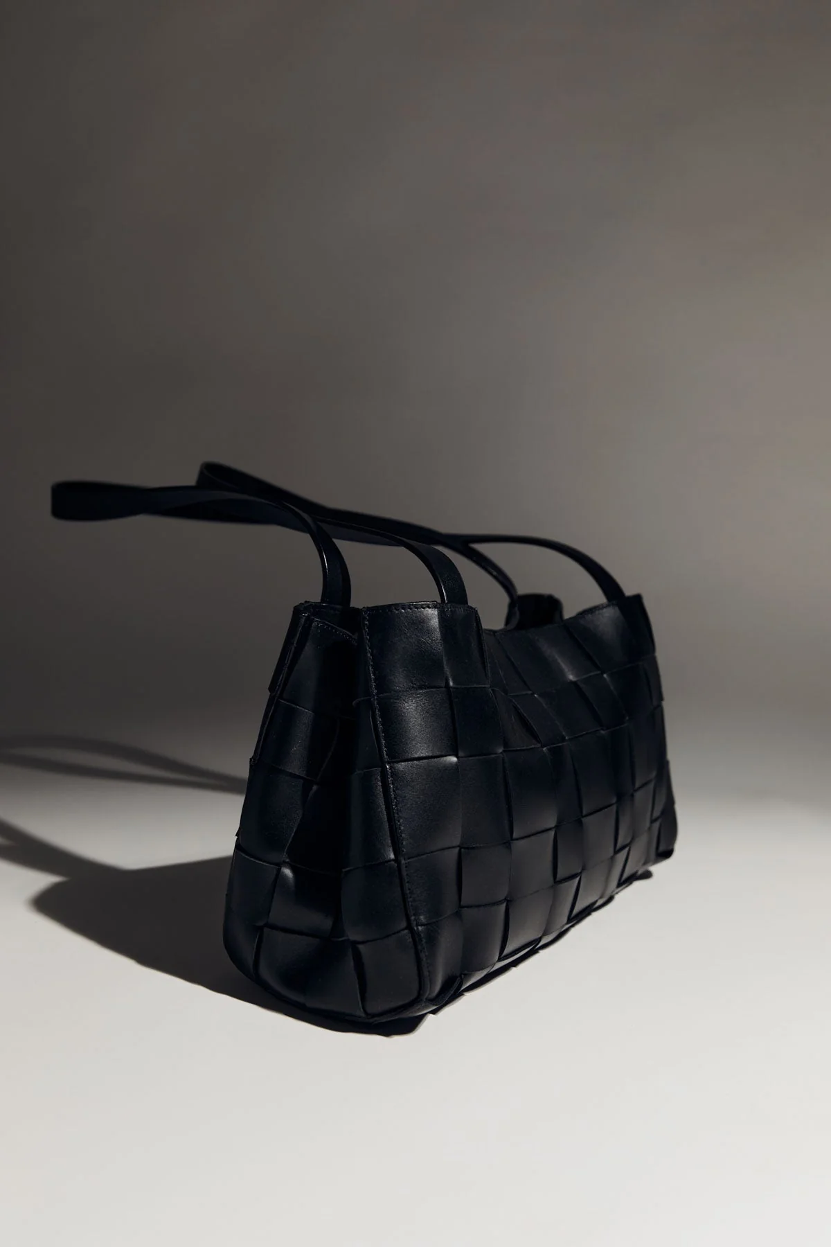 PRE-ORDER: Slim Woven Tote - Black - Image 4