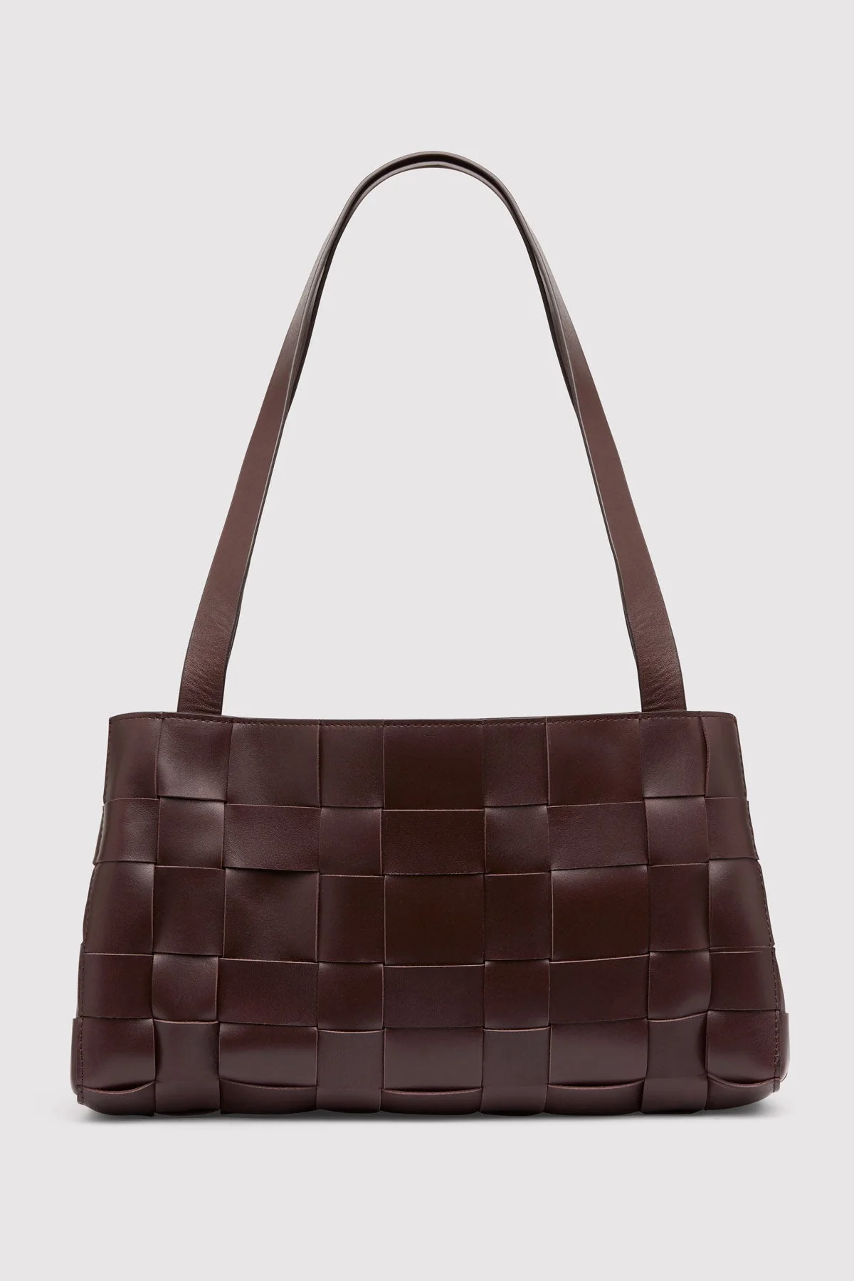 PRE-ORDER: Slim Woven Tote - Chocolate - Image 7