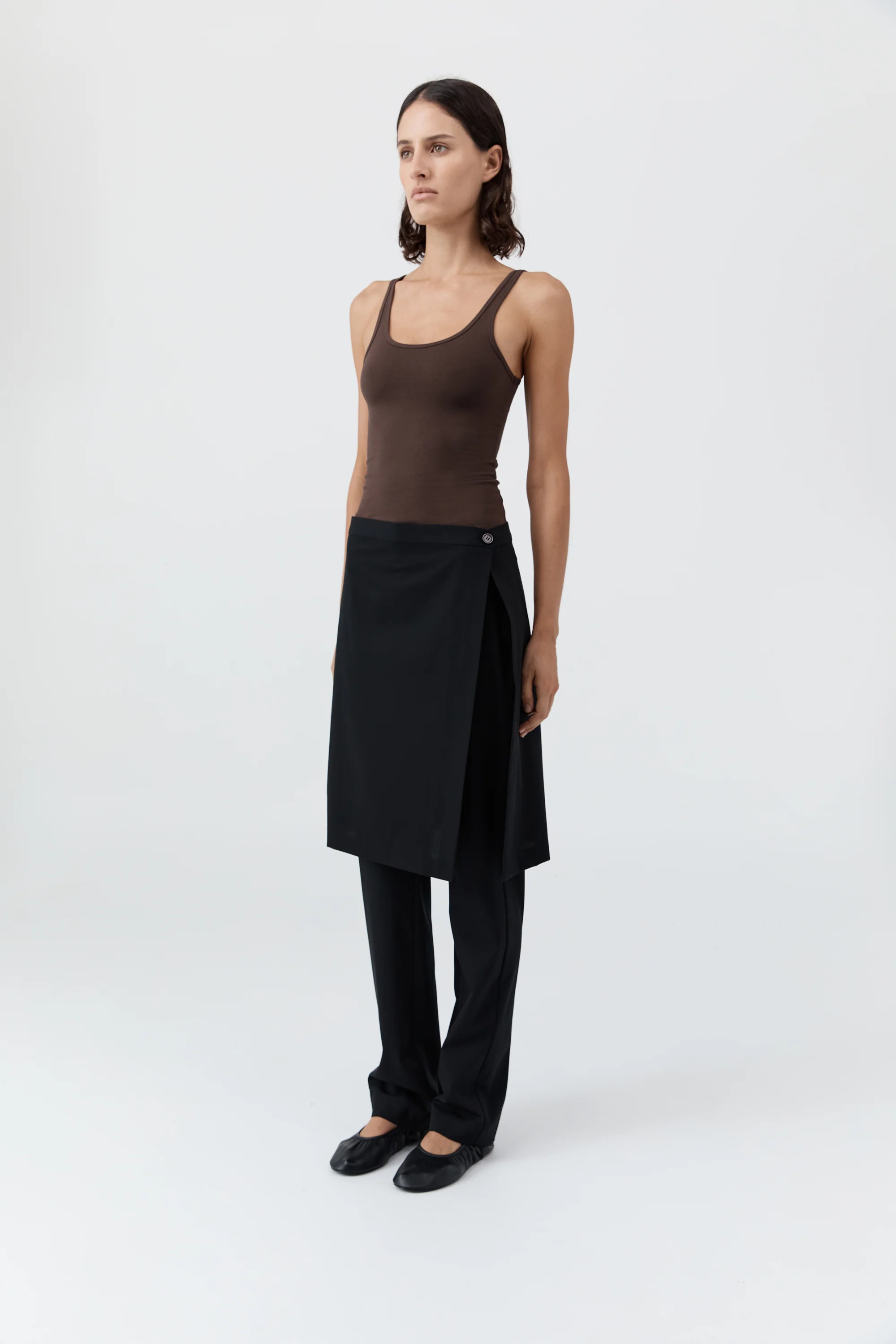 Soft Jersey Slim Scoop Tank - Liqueur - Image 3