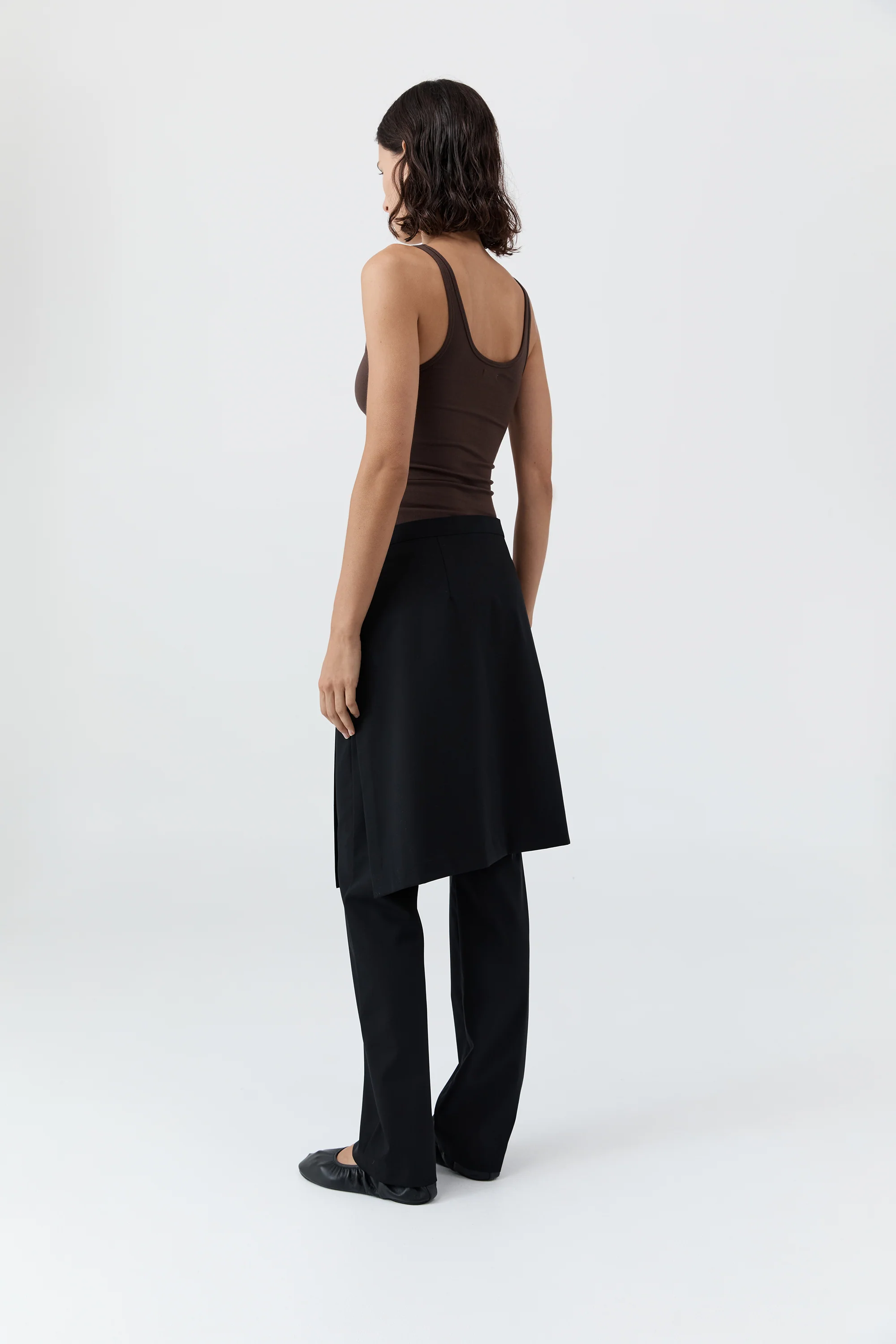 Soft Jersey Slim Scoop Tank - Liqueur - Image 4