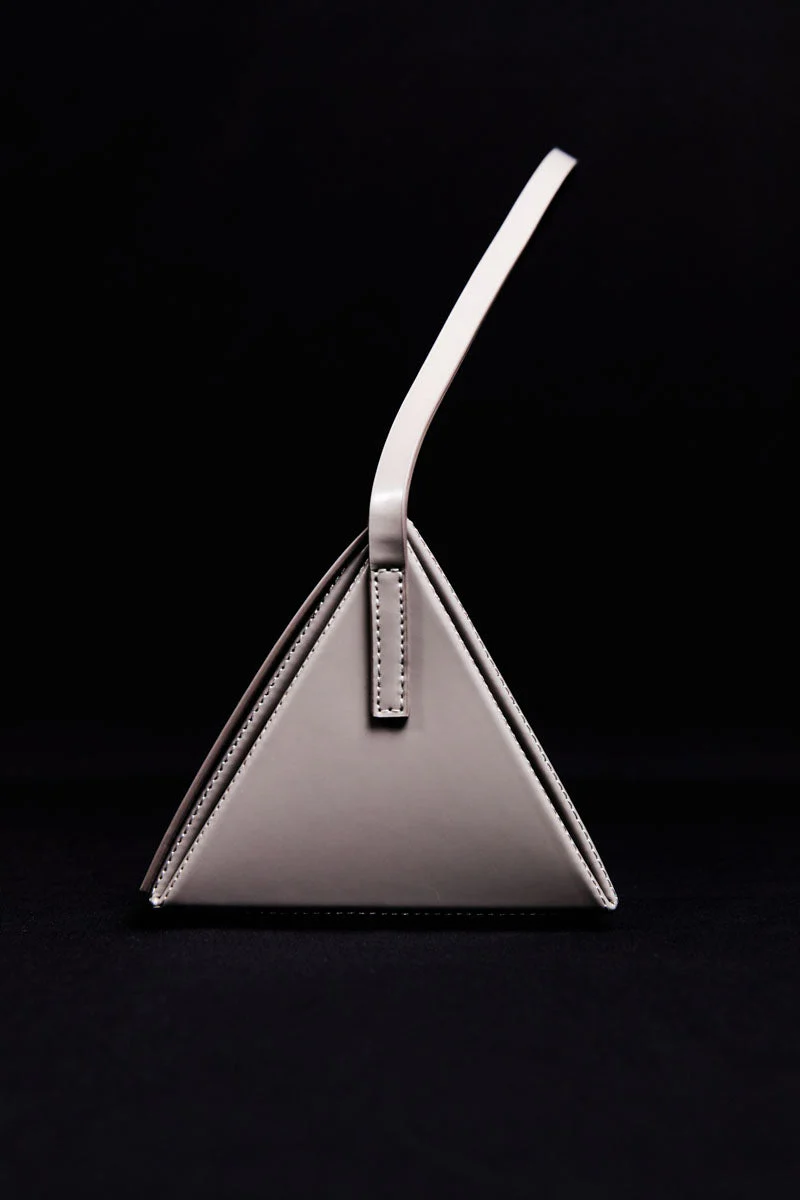 Triangle Origami Shoulder Bag - Slate - Image 7
