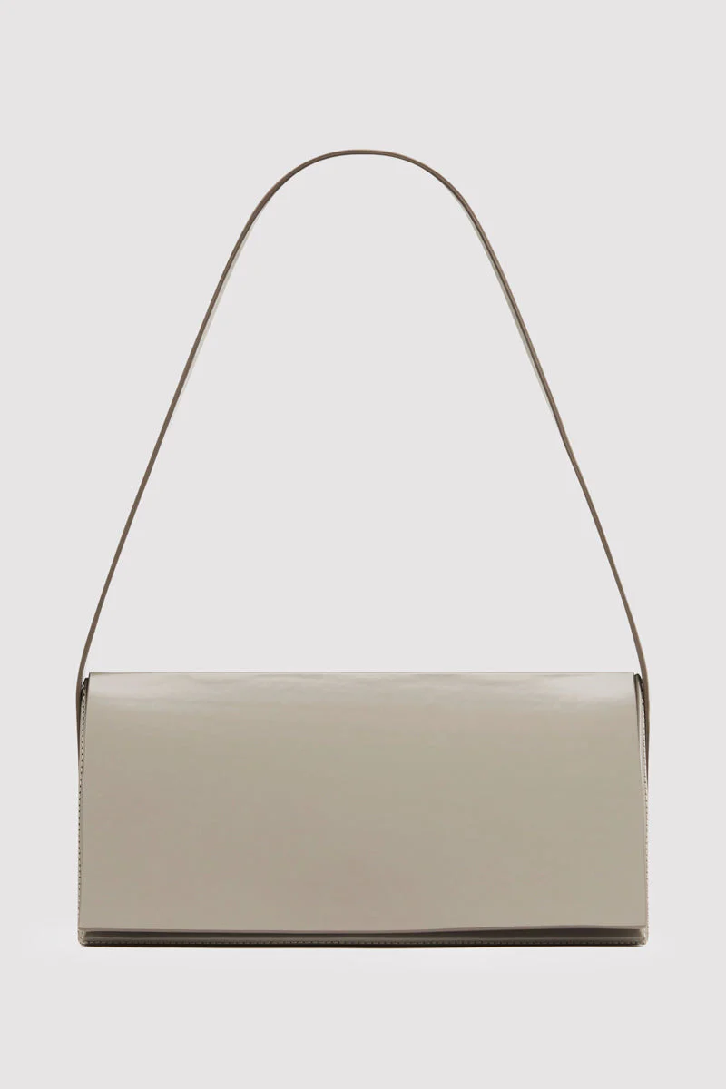 Triangle Origami Shoulder Bag - Slate - Image 8