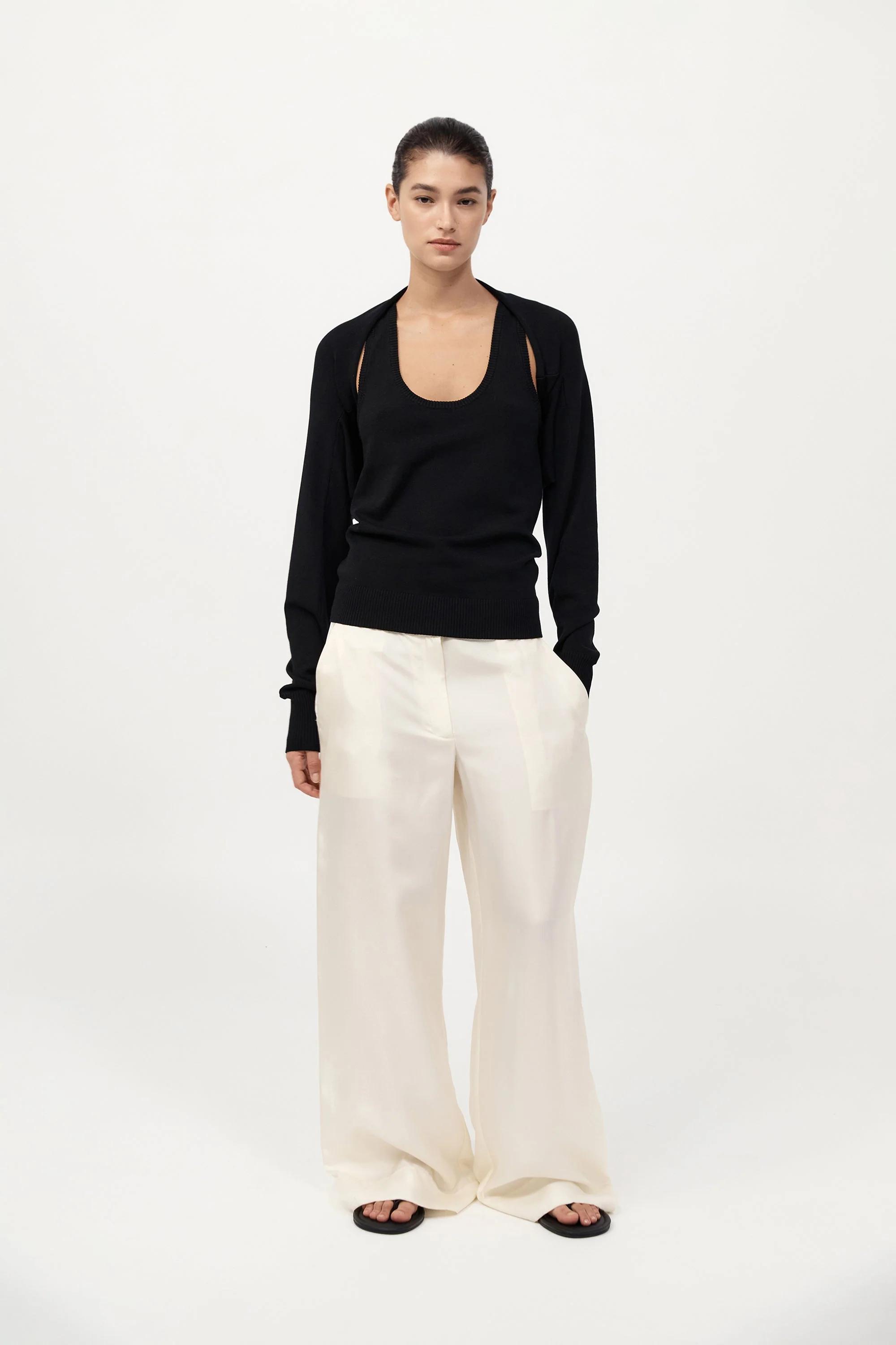 Two Piece Jumper - Black - Image 4