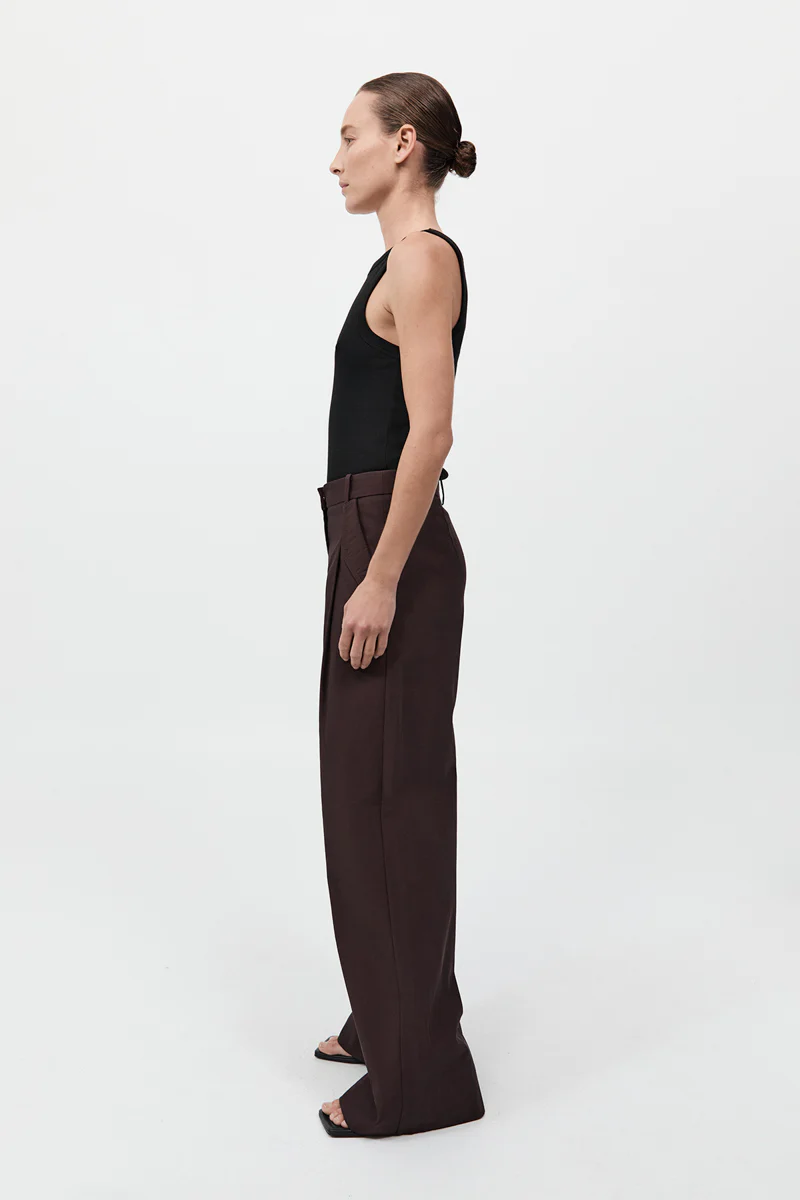 Utility Pleat Pants - Port - Image 3