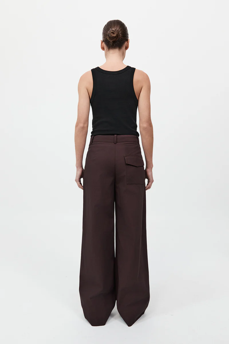 Utility Pleat Pants - Port - Image 4