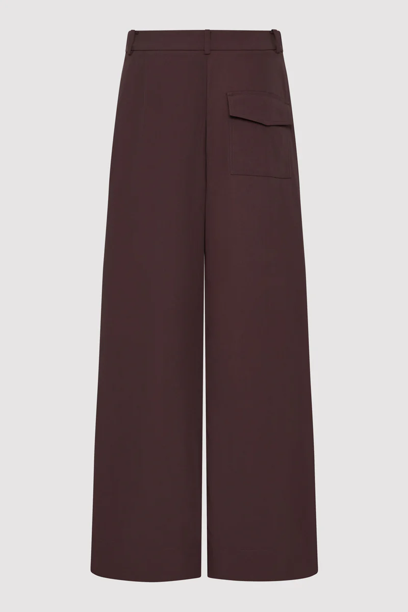 Utility Pleat Pants - Port - Image 9