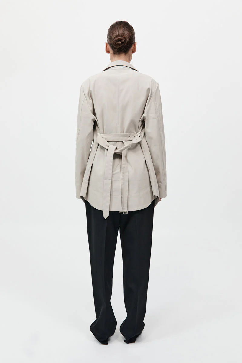 Utility Shirt Jacket - Creme - Image 5
