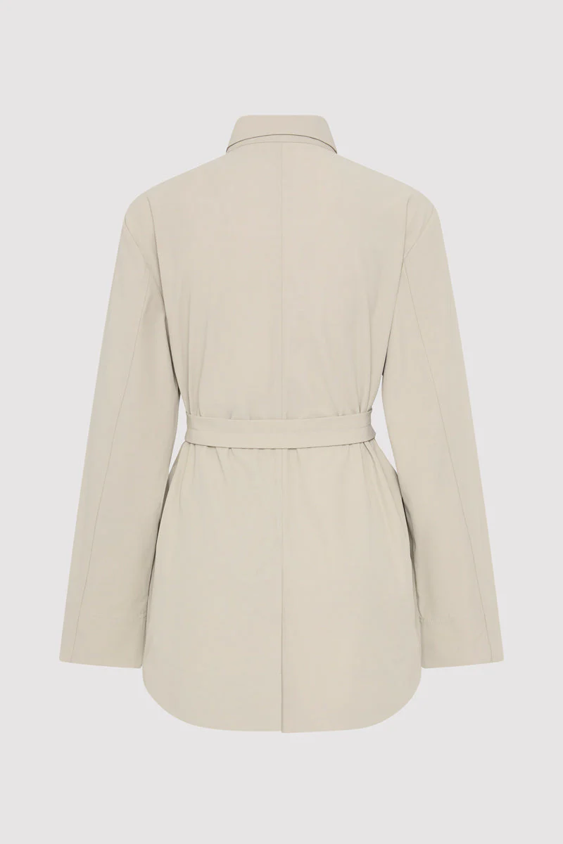 Utility Shirt Jacket - Creme - Image 8