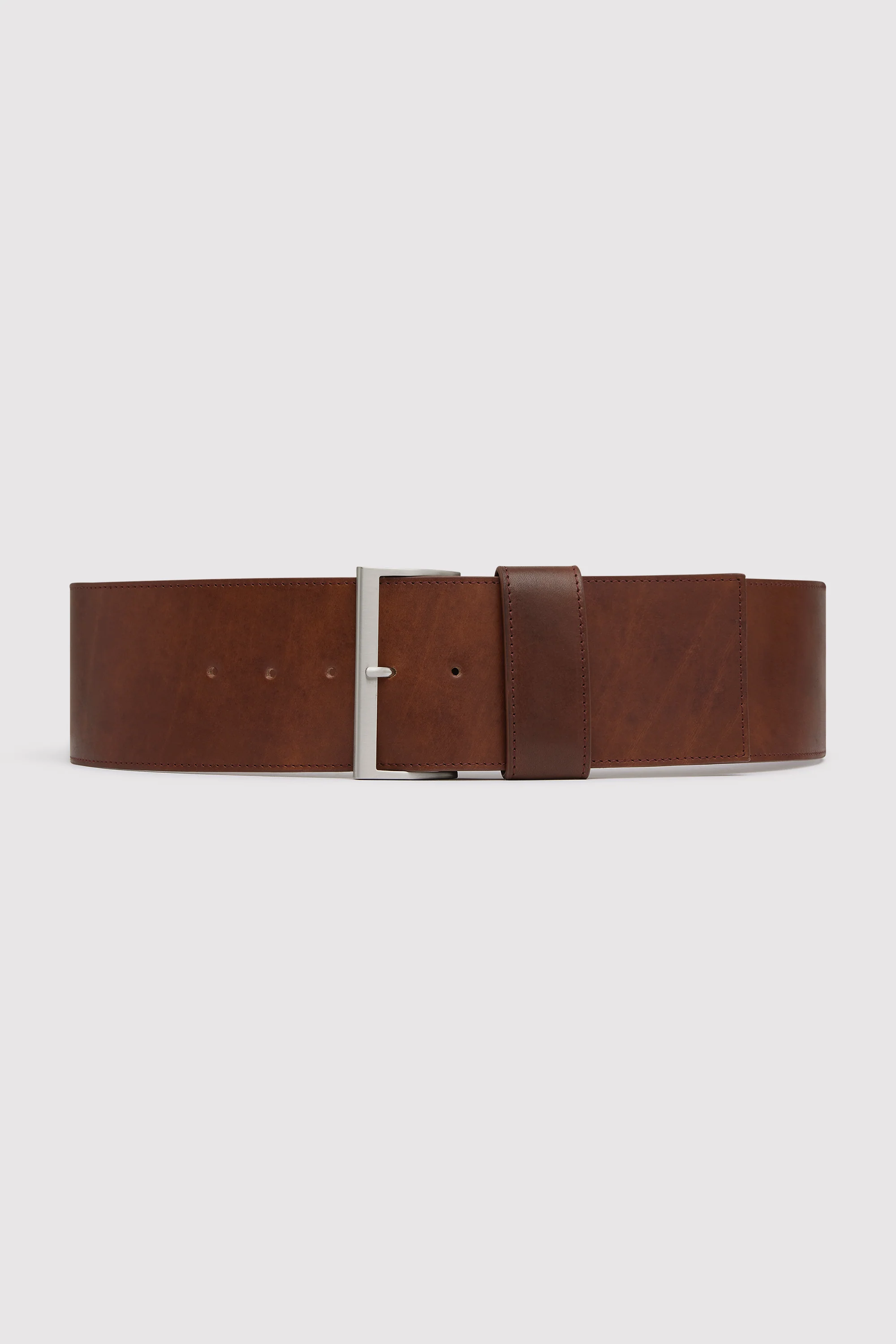 Wide Classic Belt - Chestnut - Image 7