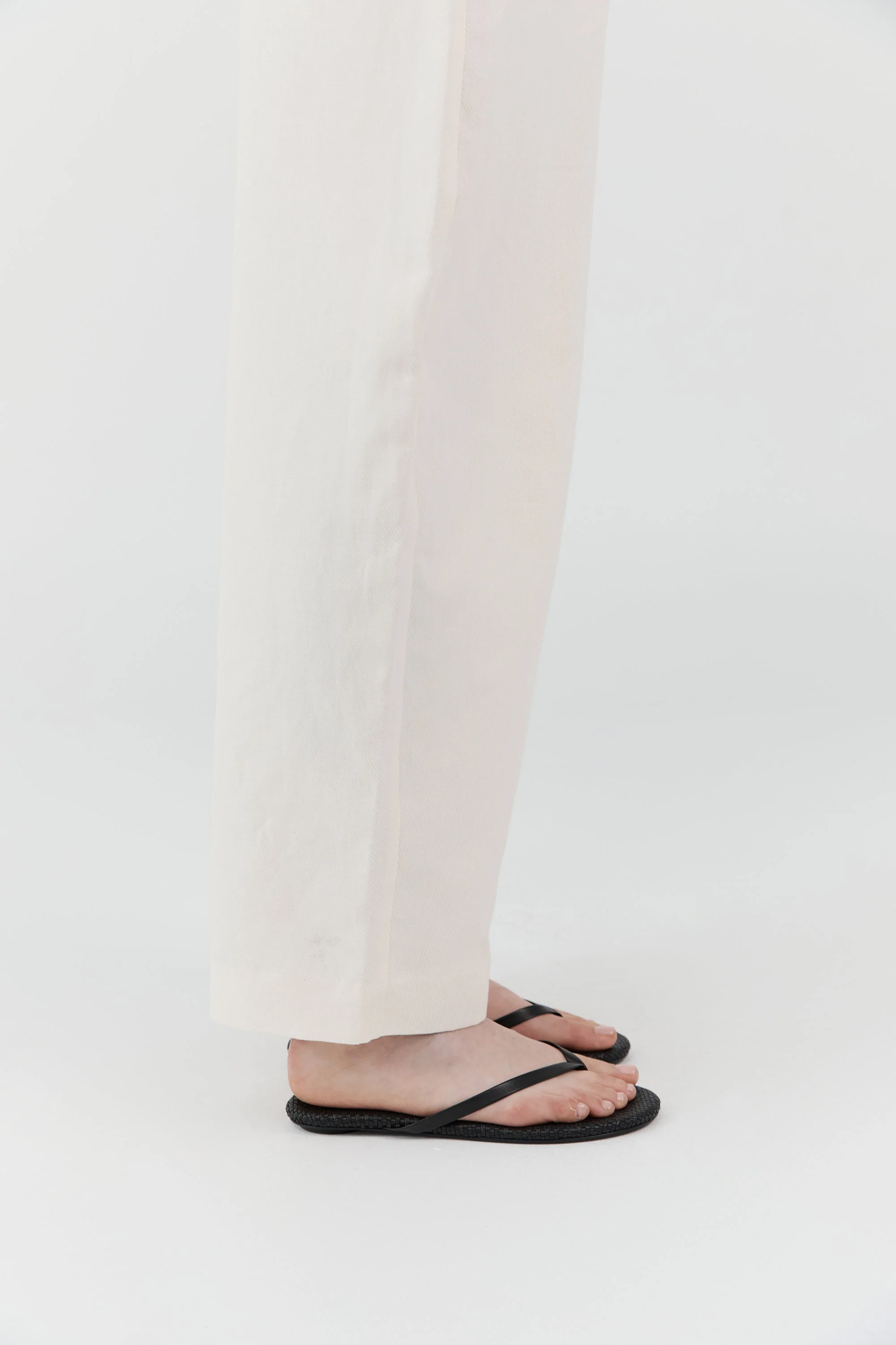 Woven Flip Flop - Black - Image 6